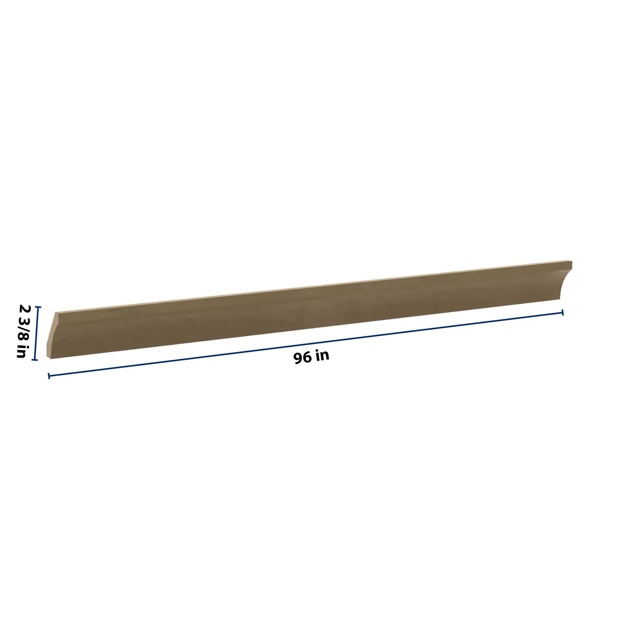 J&K Hazel H8 96" W Cove Molding