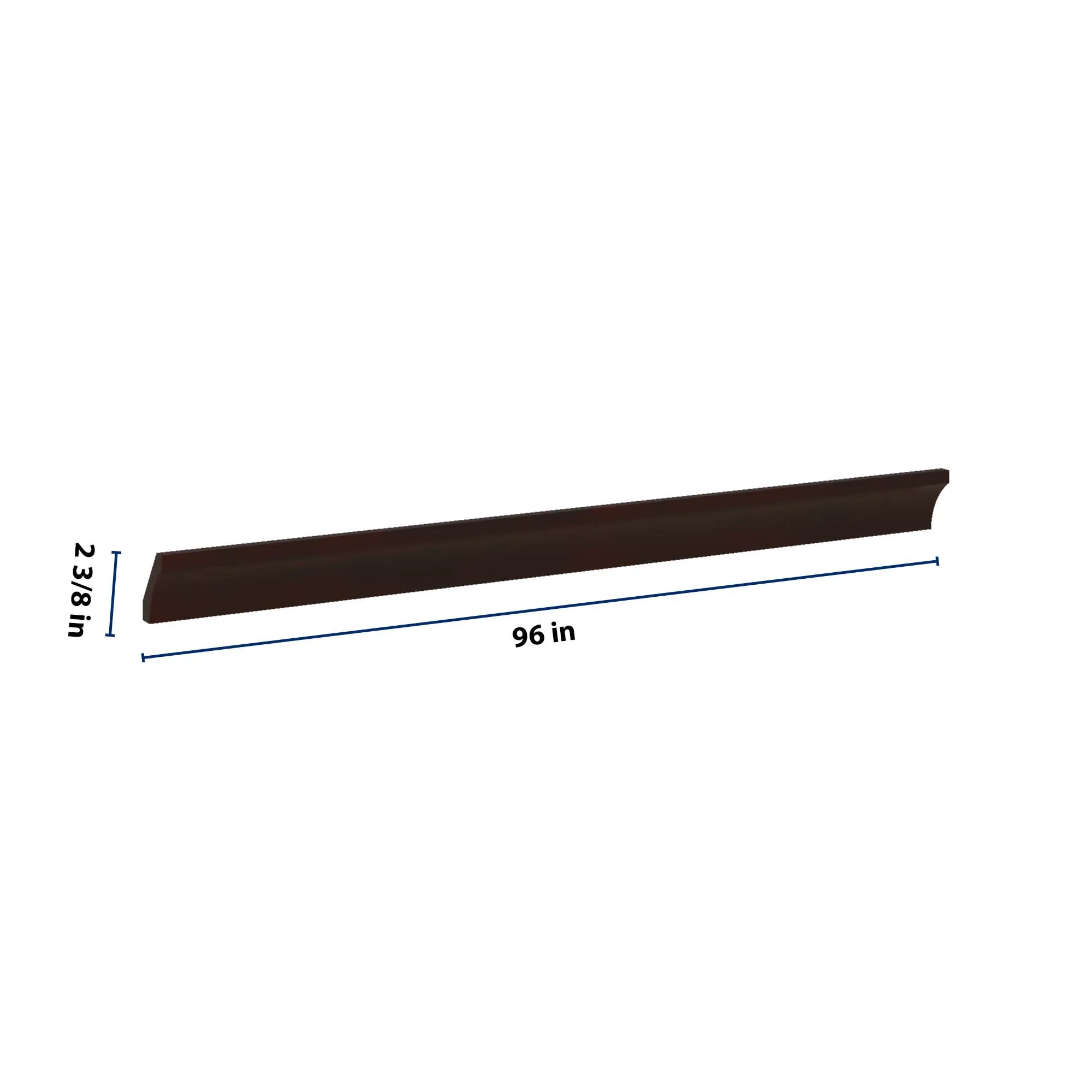 J&K Java Coffee S1 96" W Cove Molding
