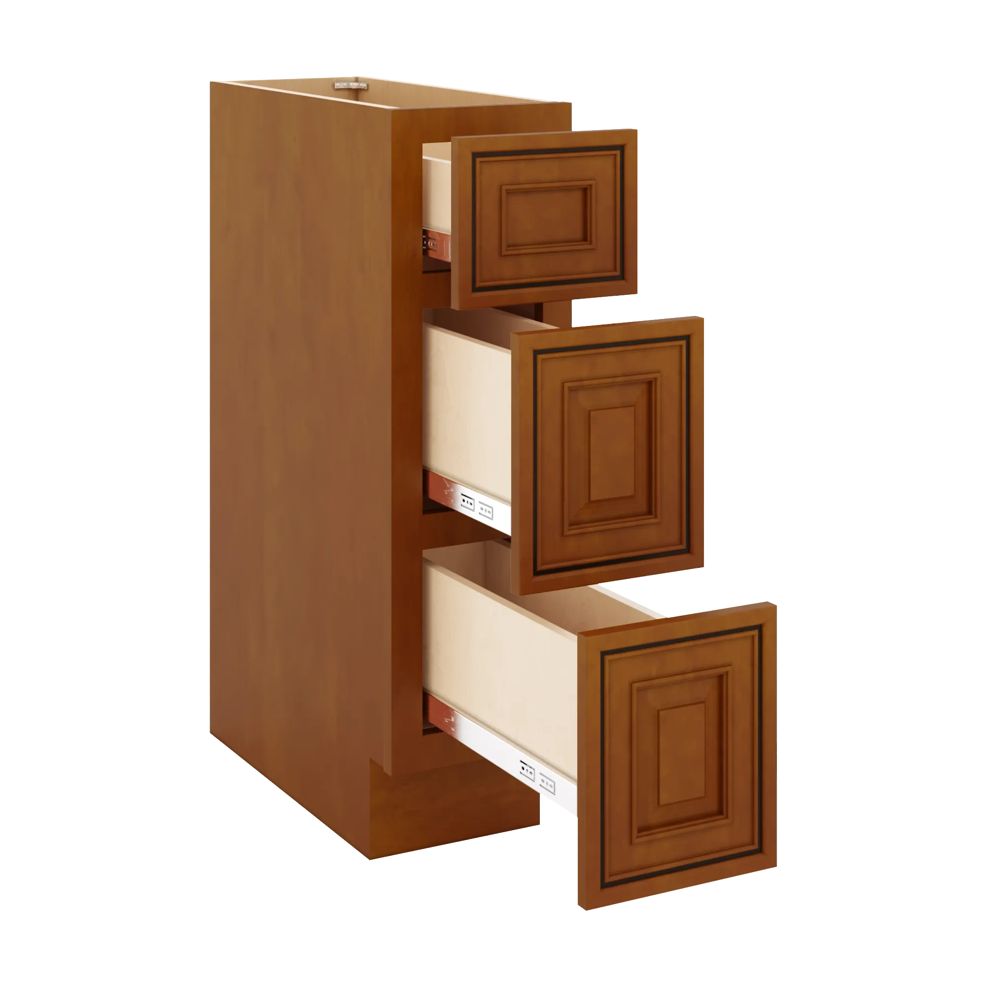 j k mocha glazed k10 vanity 3 drawer base 09 w x 33 h x 21 d
