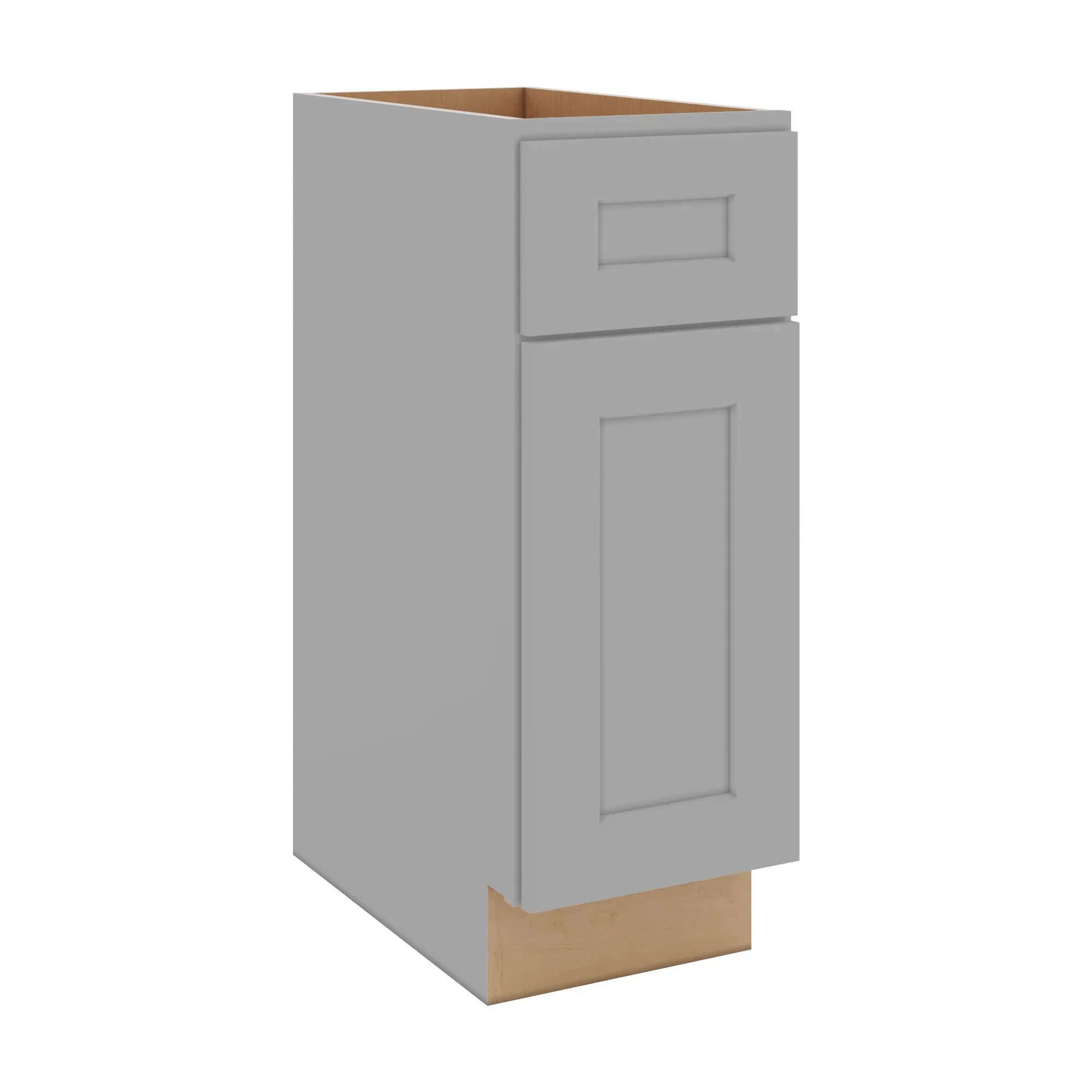 J&K Castle Grey S5 Vanity Base Door/Drawer 12" W x 33" H x 21" D