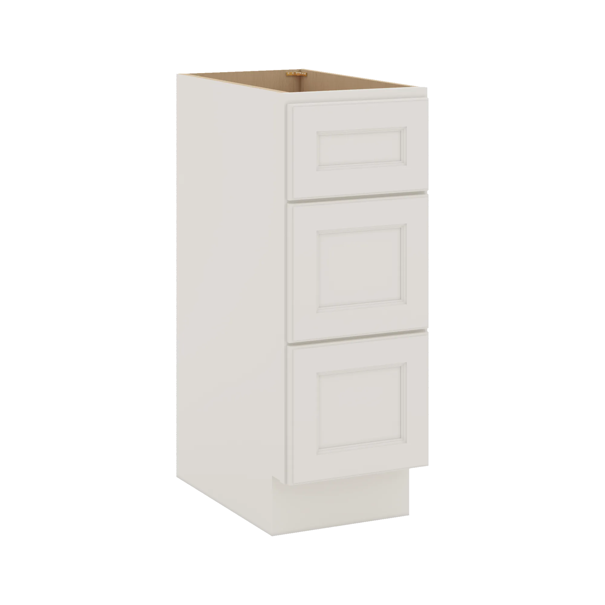 J&K Dove E1 Vanity 3 Drawer Base 12" W x 33" H x 21" D