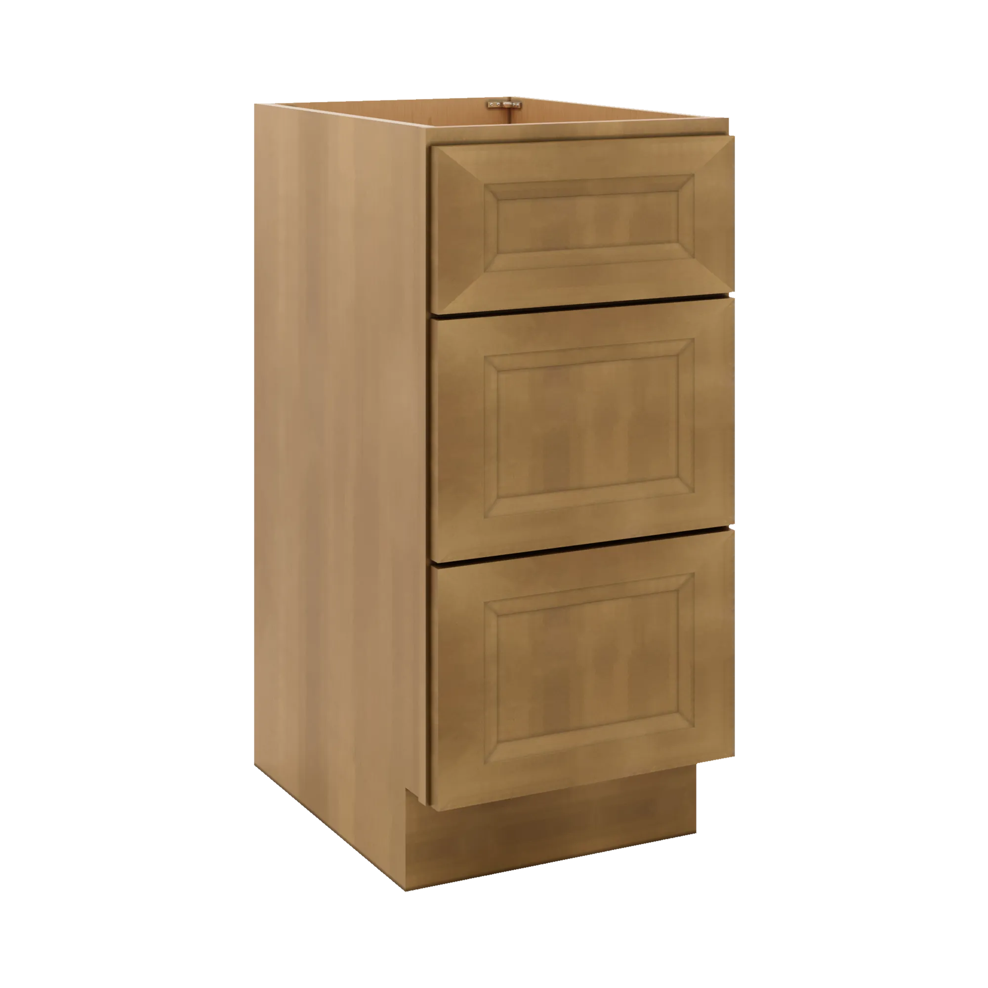 J&K Butterscotch B8 Vanity 3 Drawer Base 15" W x 33" H x 21" D