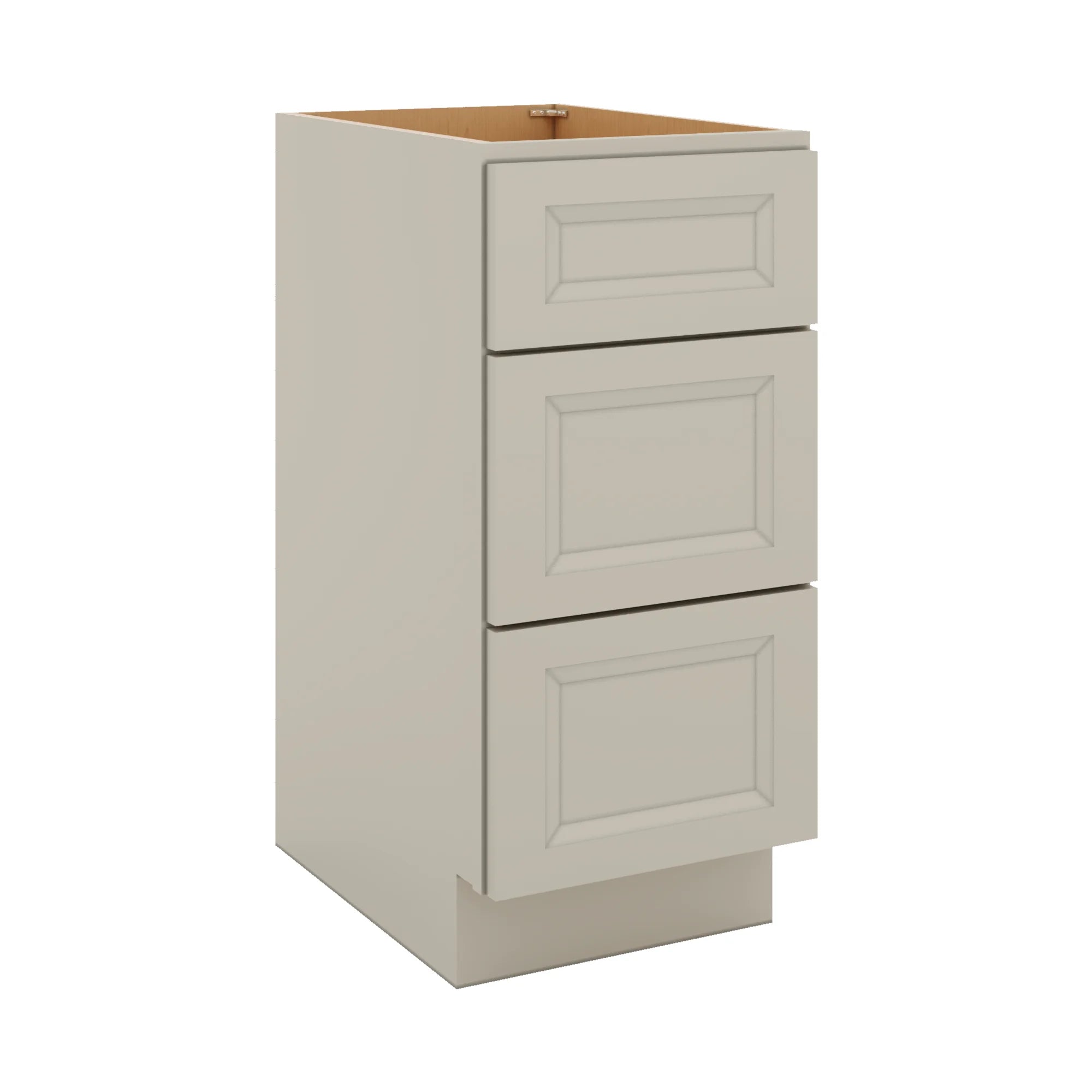 J&K Pebble B6 Vanity 3 Drawer Base 15" W x 33" H x 21" D
