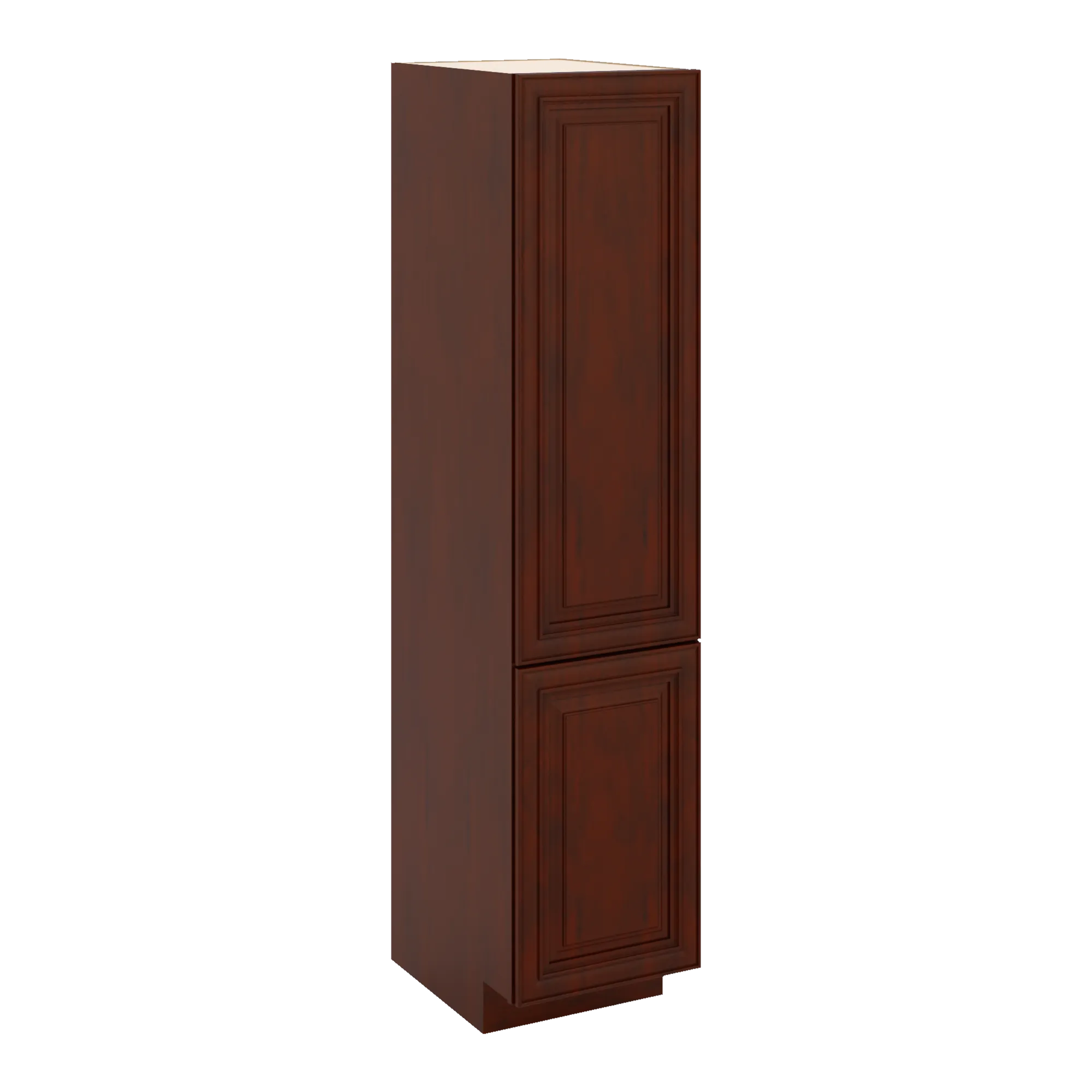 J&K Mahogany J5 Vanity Linen 18" W x 81" H x 24" D