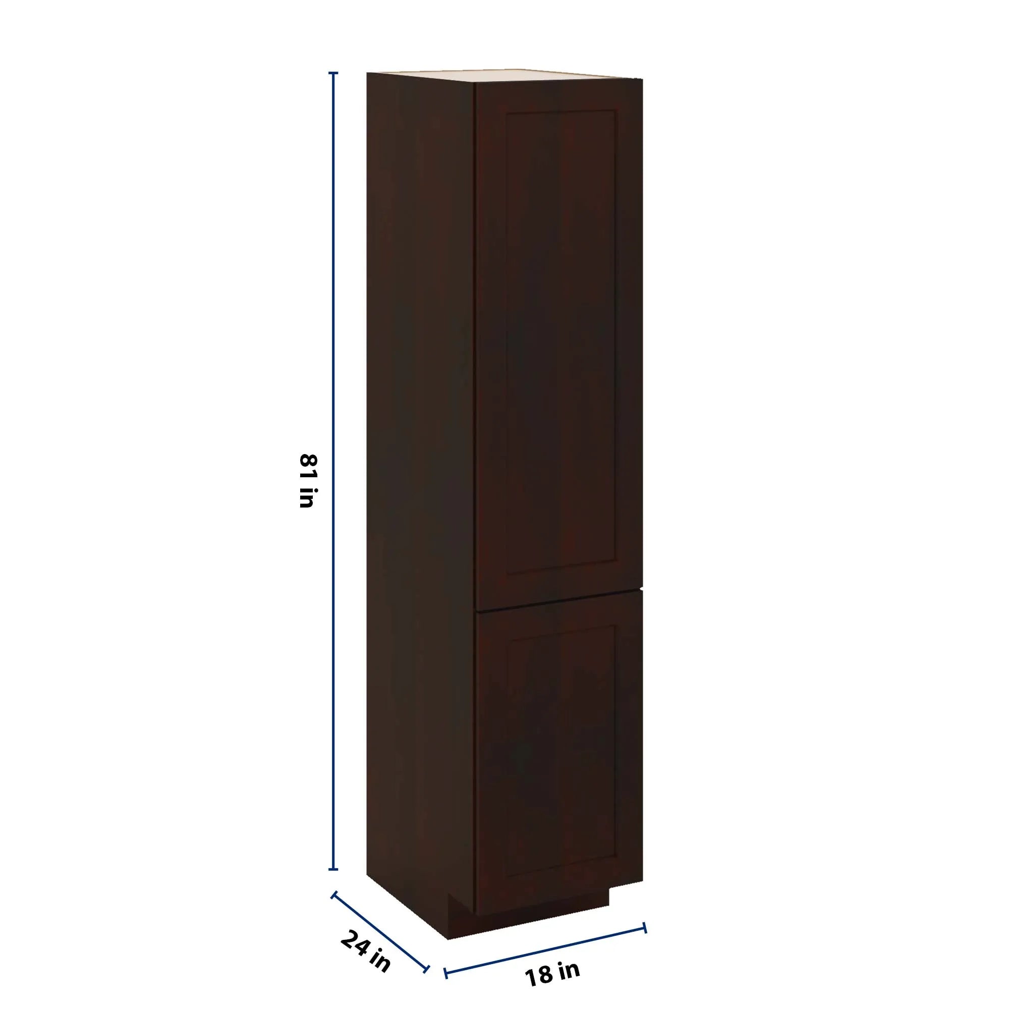 J&K Java Coffee S1 Vanity Linen 18" W x 81" H x 24" D