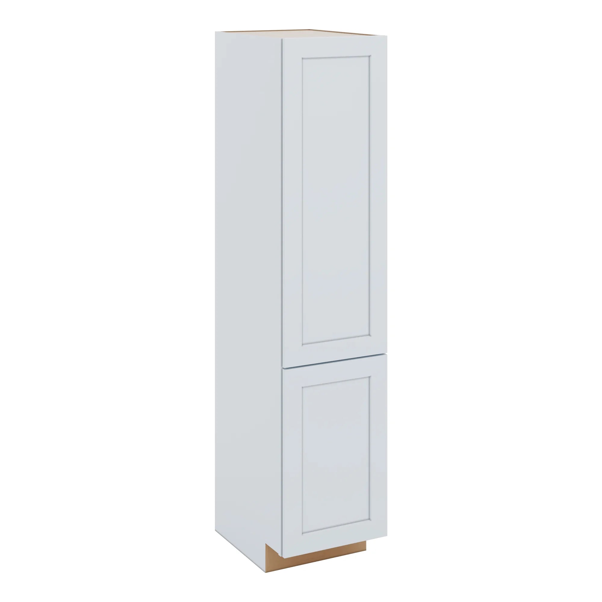 J&K White Shaker S8 Vanity Linen 18" W x 81" H x 24" D