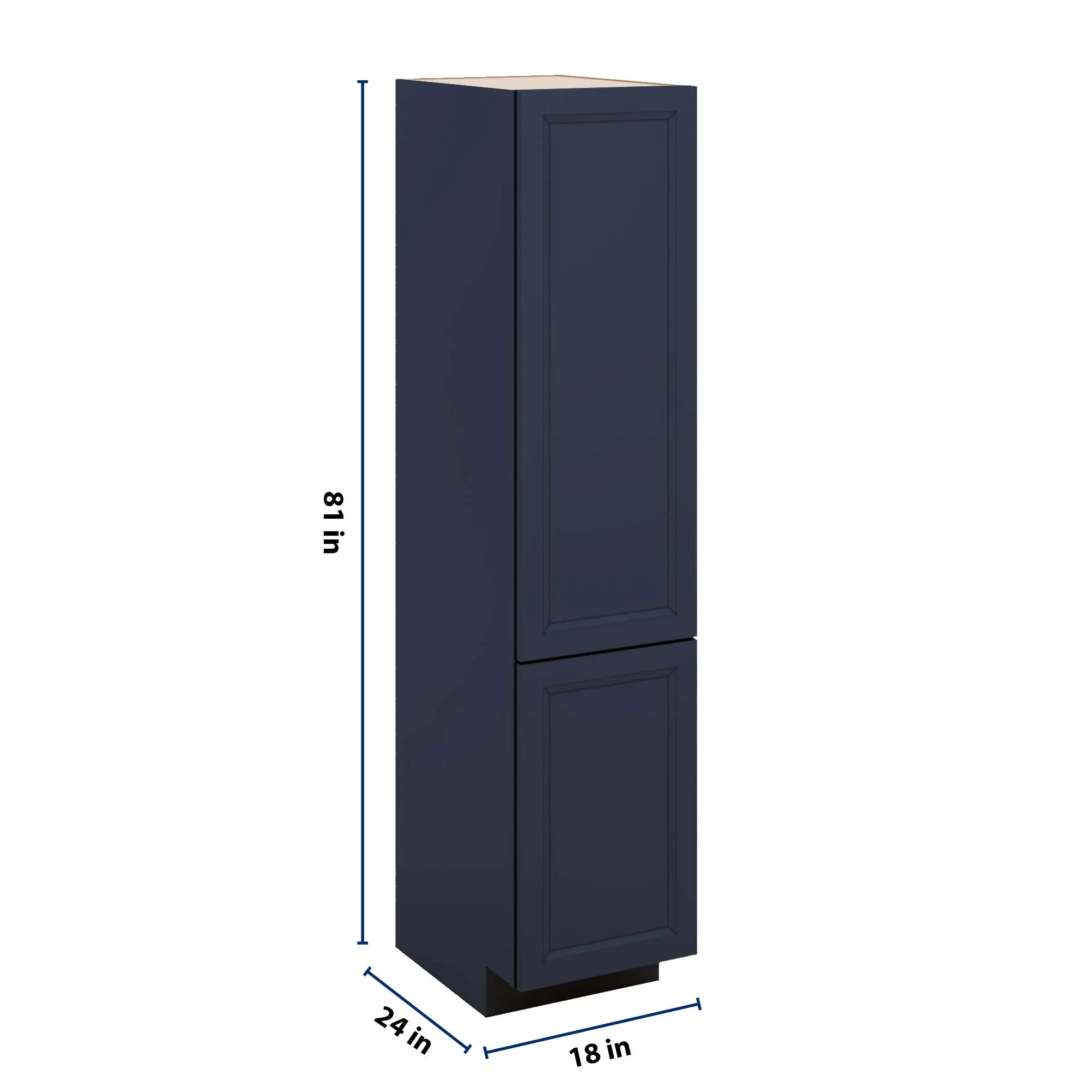 J&K Naval B7 Vanity Linen 18" W x 81" H x 24" D
