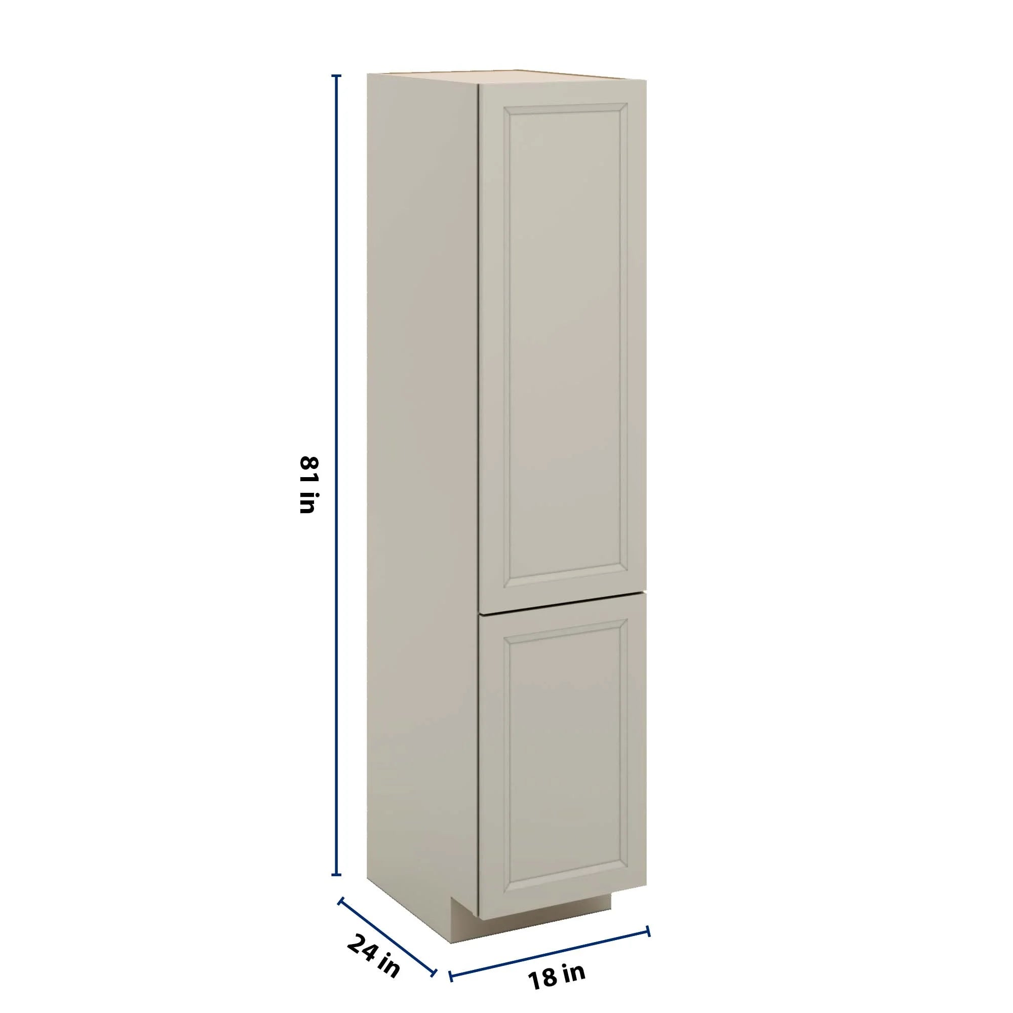 J&K Pebble B6 Vanity Linen 18" W x 81" H x 24" D