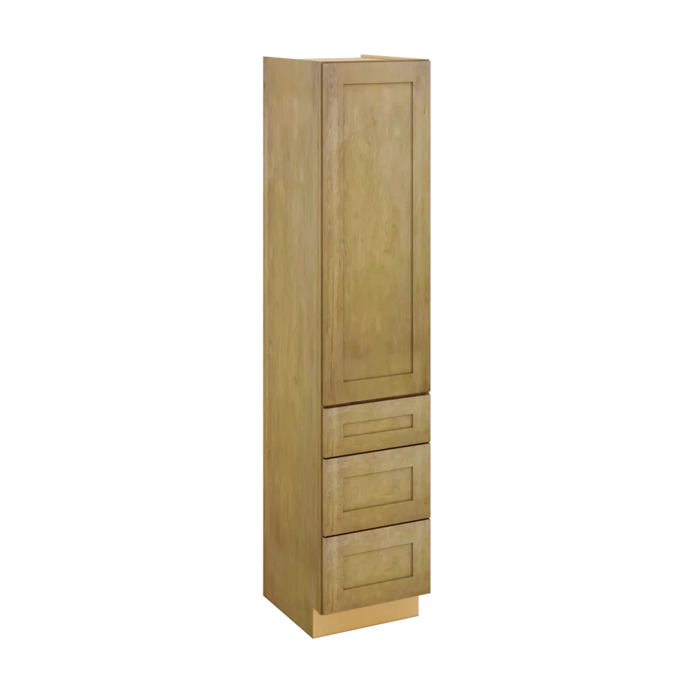 Modernform Cabinet Natural Shaker 18" W X 84" H X 21" D Vanity Linen Cabinet