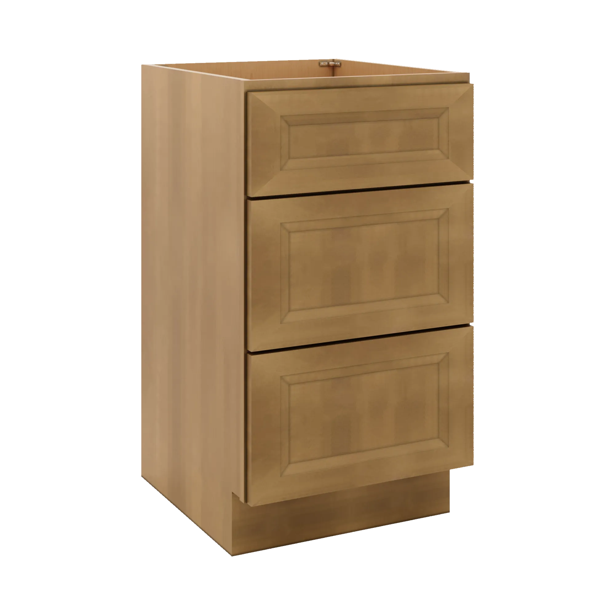 J&K Butterscotch B8 Vanity 3 Drawer Base 18" W x 33" H x 21" D