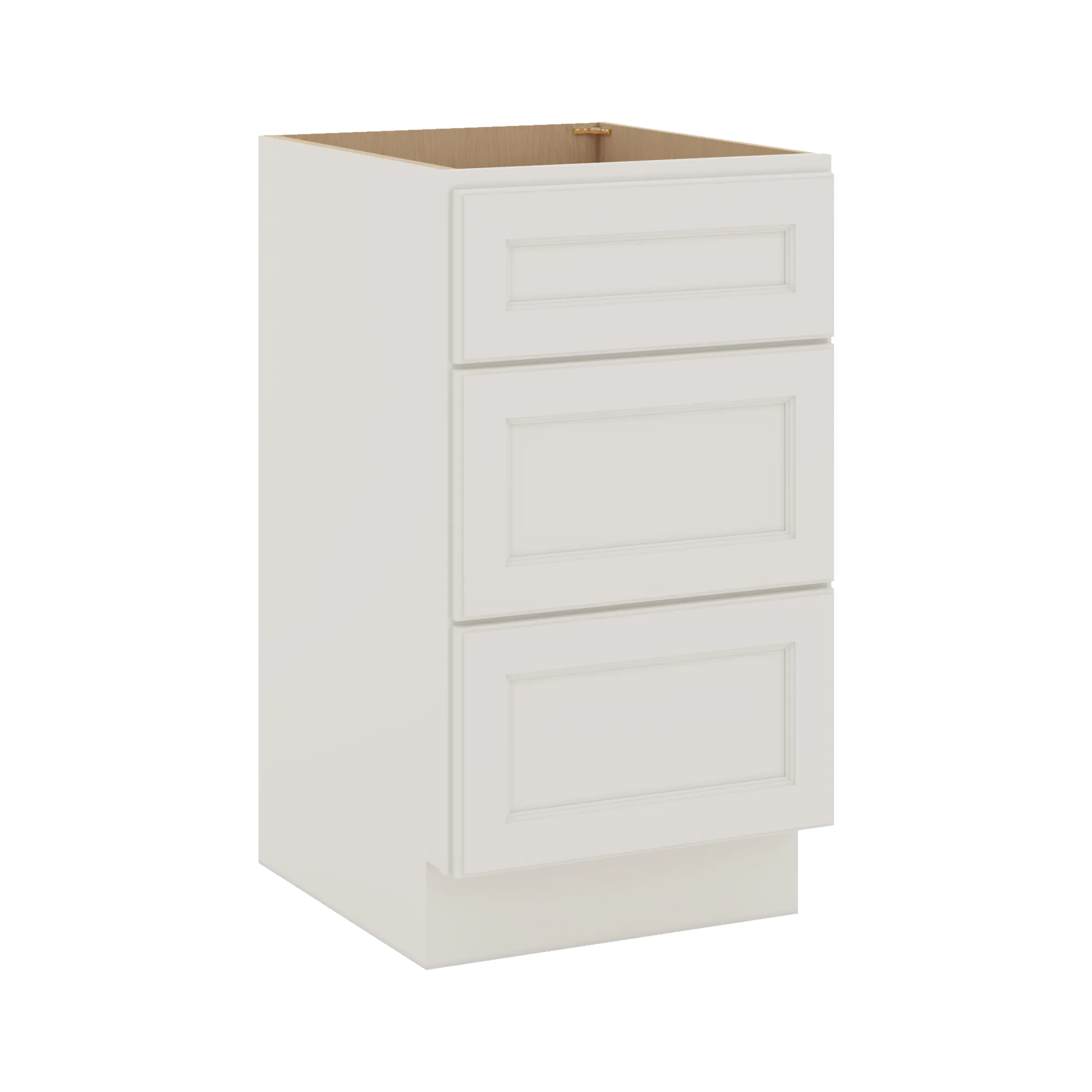 J&K Dove E1 Vanity 3 Drawer Base 18" W x 33" H x 21" D