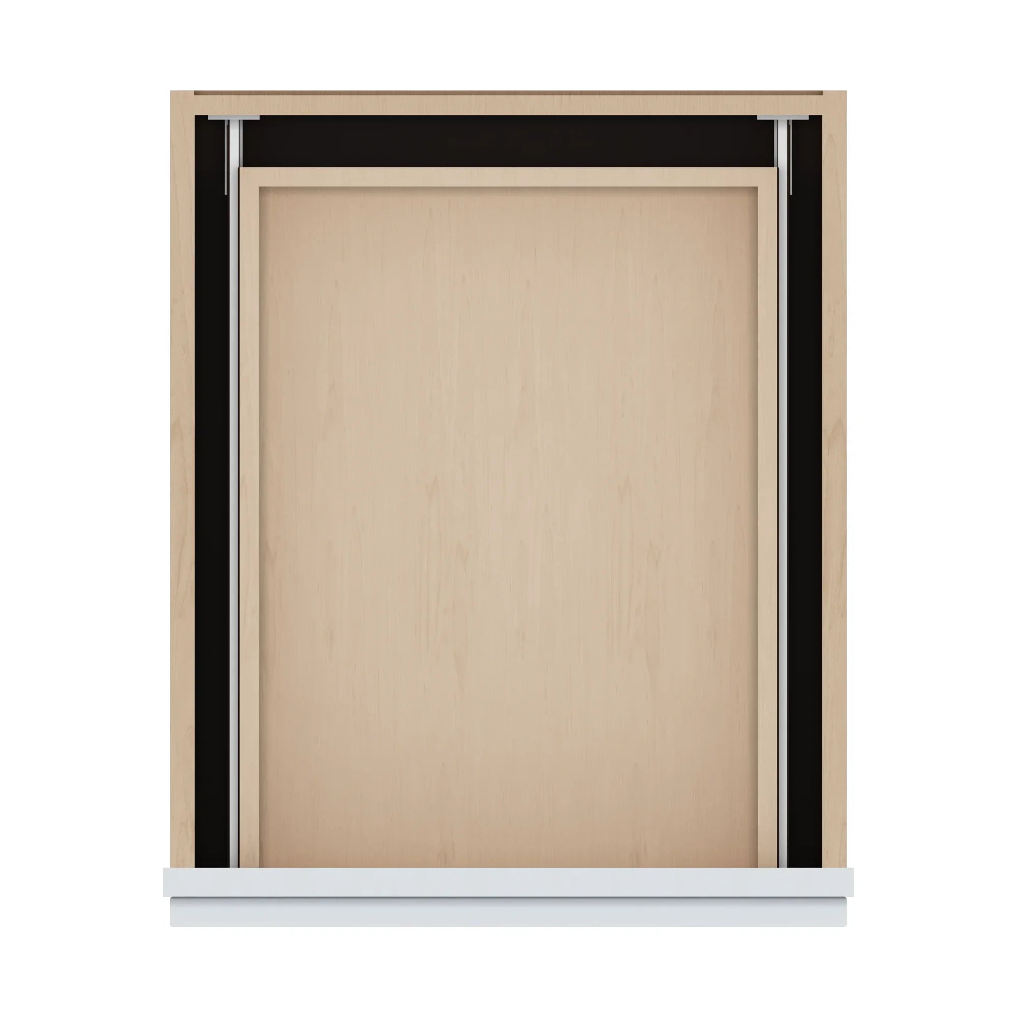 J&K White Shaker S8 Vanity 3 Drawer Base 18" W x 33" H x 21" D