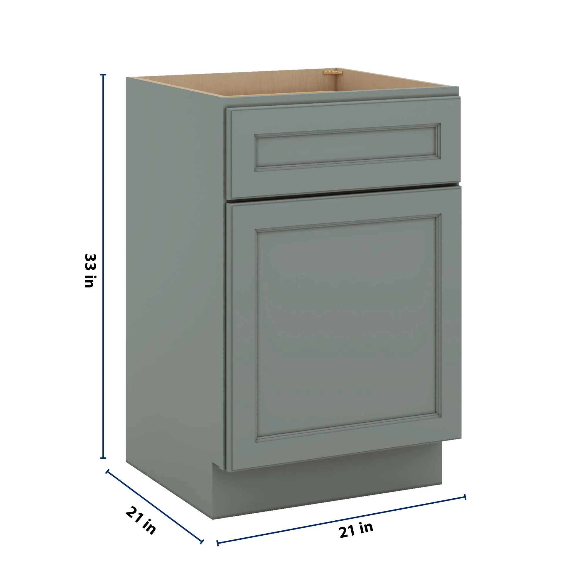 J&K Sage E3 Vanity Base Door/Drawer  21" W x 33" H x 21" D