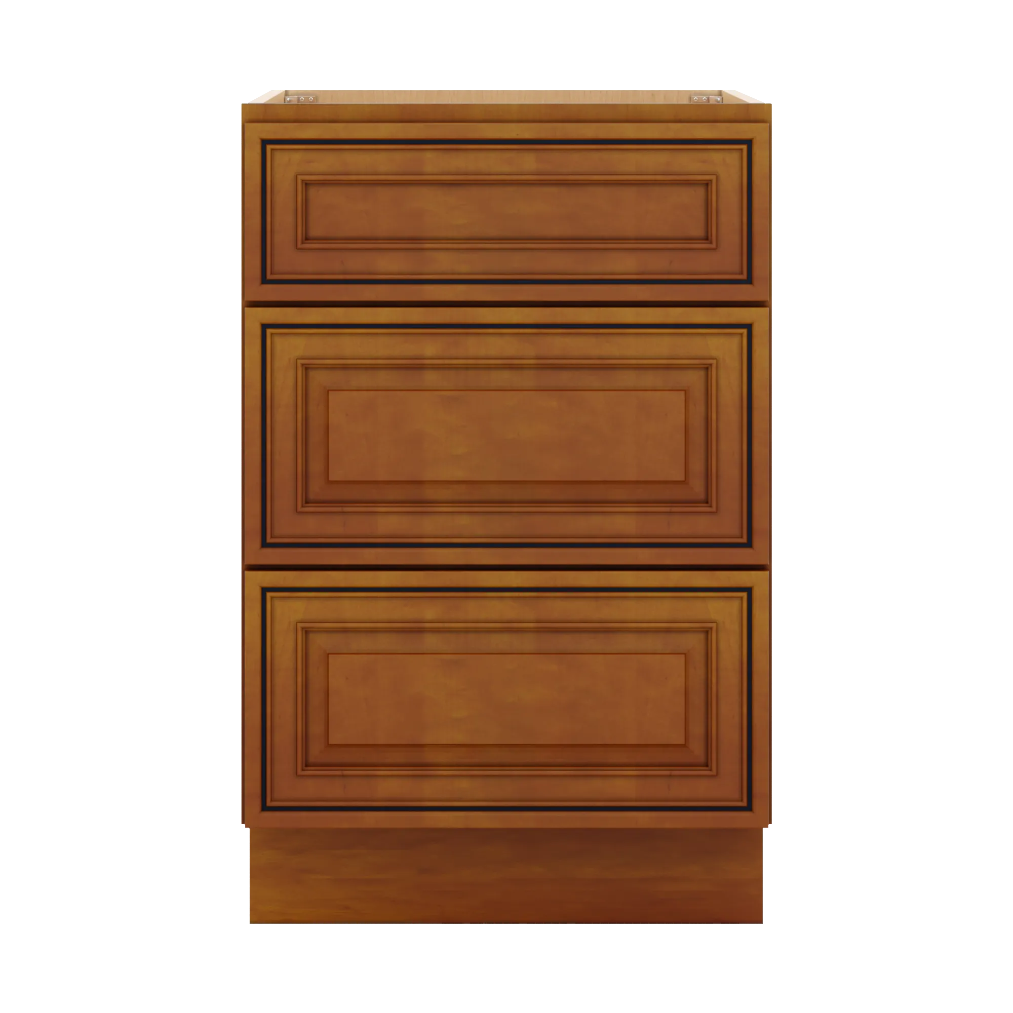 j k mocha glazed k10 vanity 3 drawer base 21 w x 33 h x 21 d