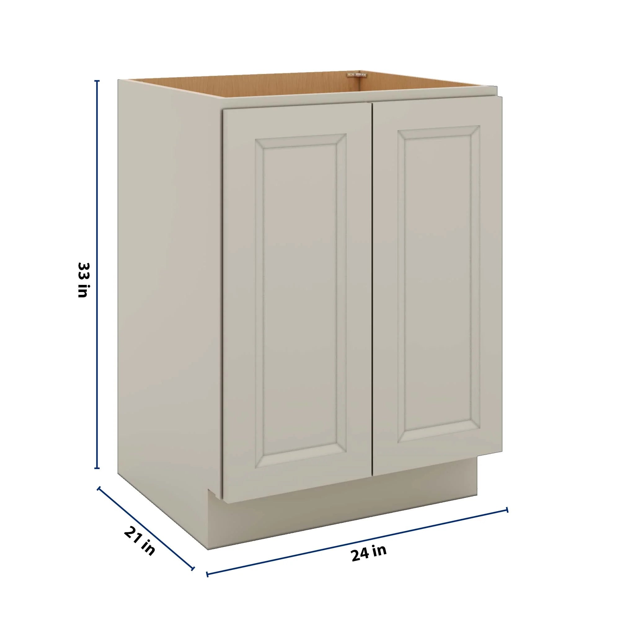 J&K Pebble B6 Vanity Base FHD  24" W x 33" H x 21" D