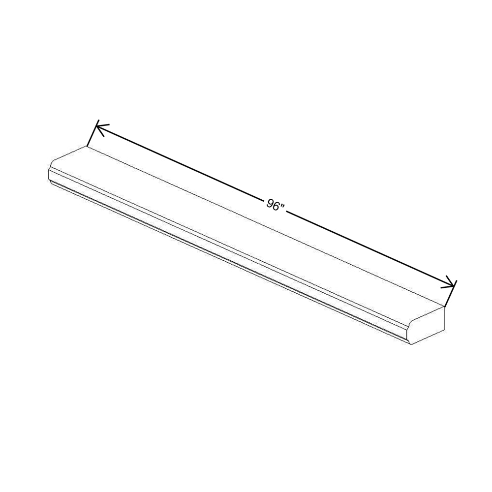 CNC Concord Elegant Smoky Grey 2 1/4" W X 3/4" H Trim Molding