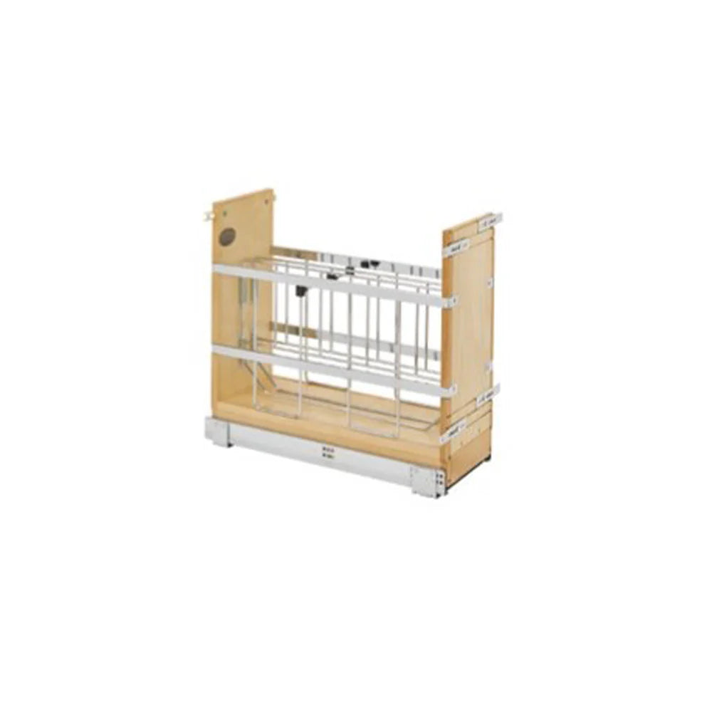 Fabuwood Allure Fusion Timber 9" W Base Tray Divider Pull Out w/Blum Slides
