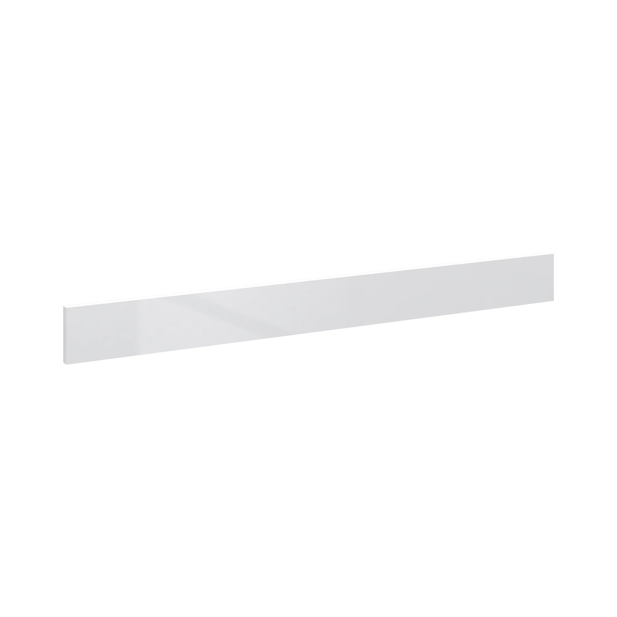 Modernform Cabinet Gloss White 96" W X 4" H X 1/4" D Toekick