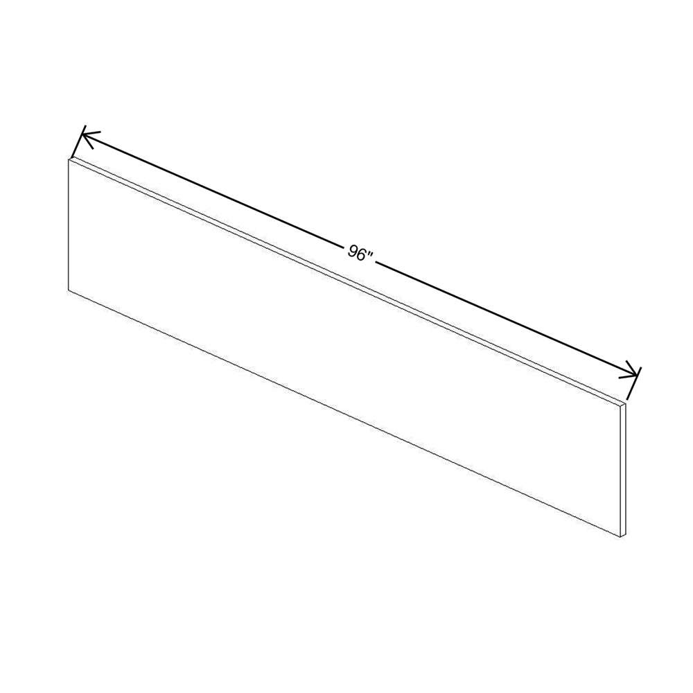 CNC Concord Sydney White 96" W X 4 1/2" H Toe Kick