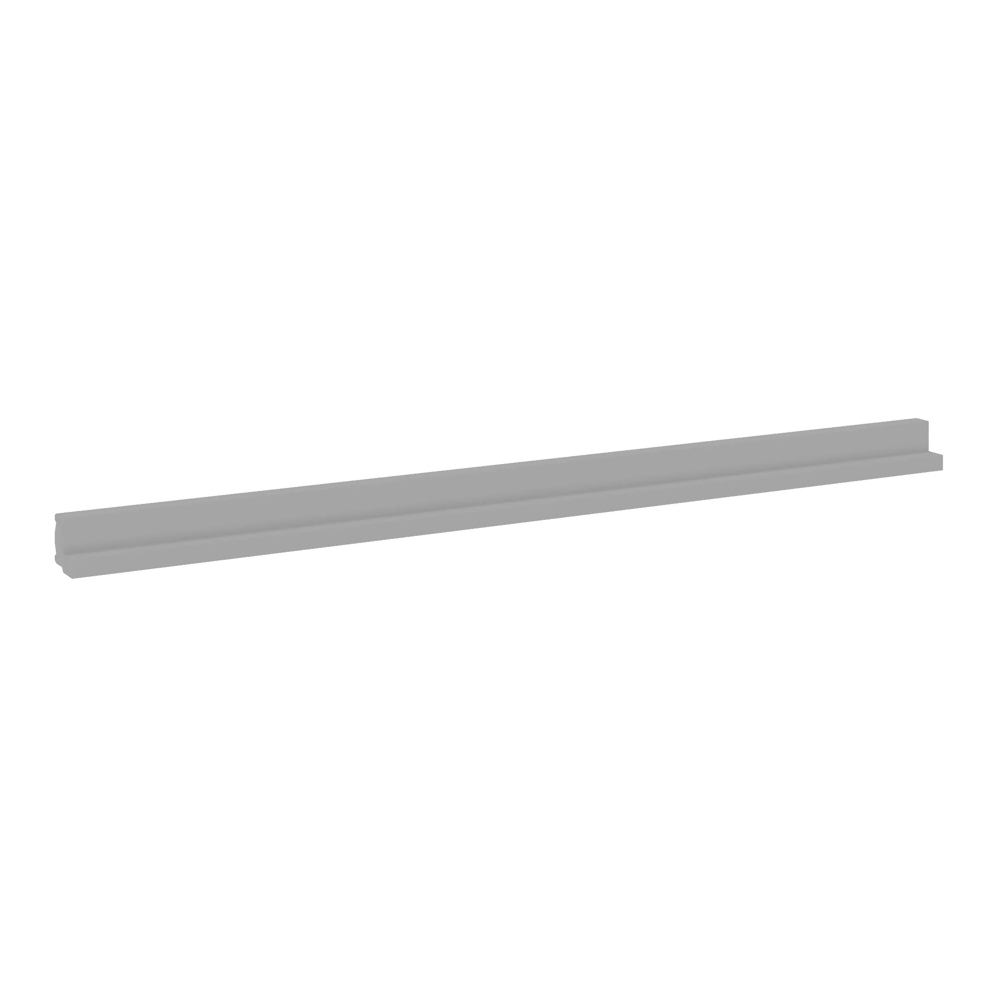 J&K Castle Grey S5 96" W Traditional Light Rail Molding