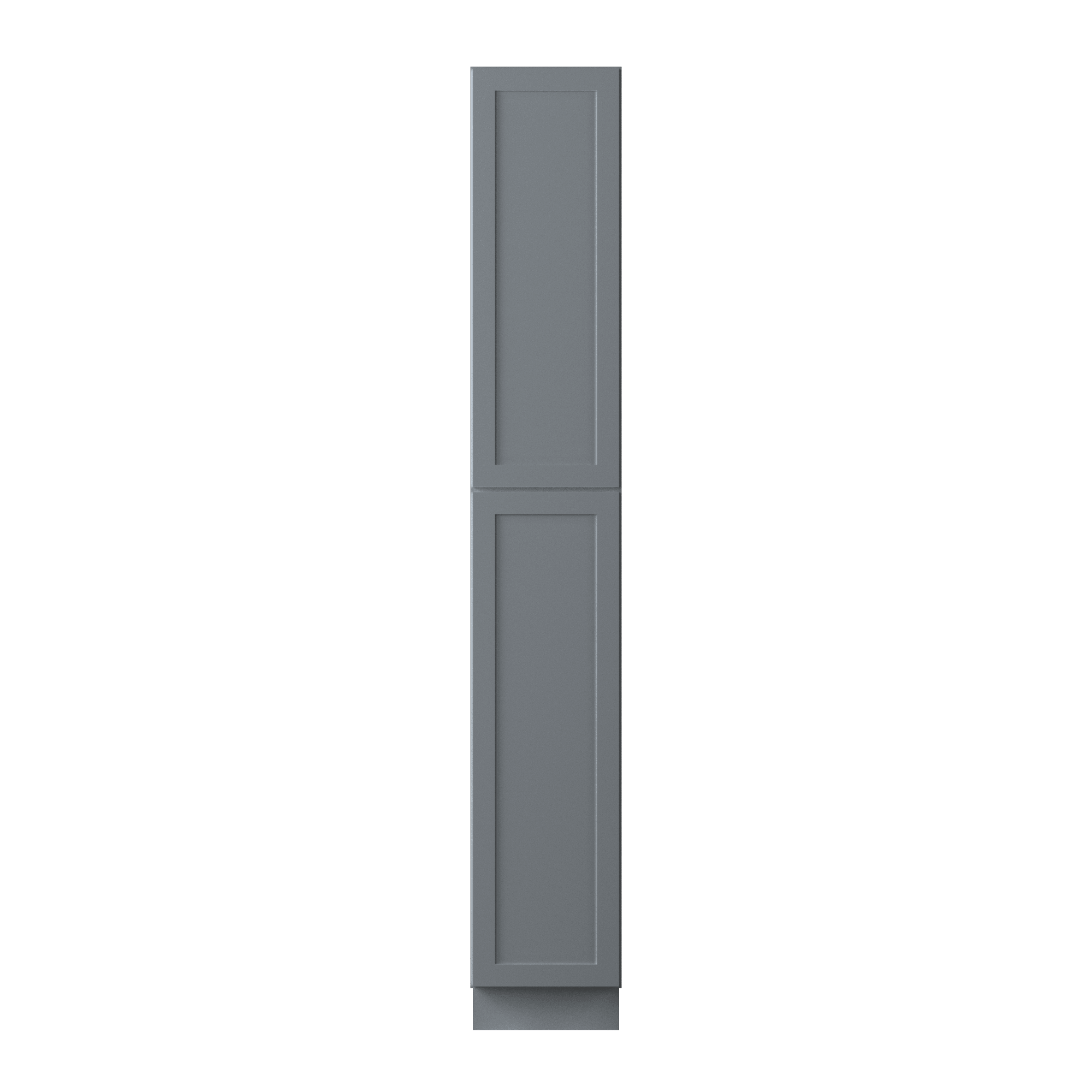 Utility Kitchen Cabinet U1596 Colonial Gray LessCare 15 in. width 96 in. height 24 in. depth