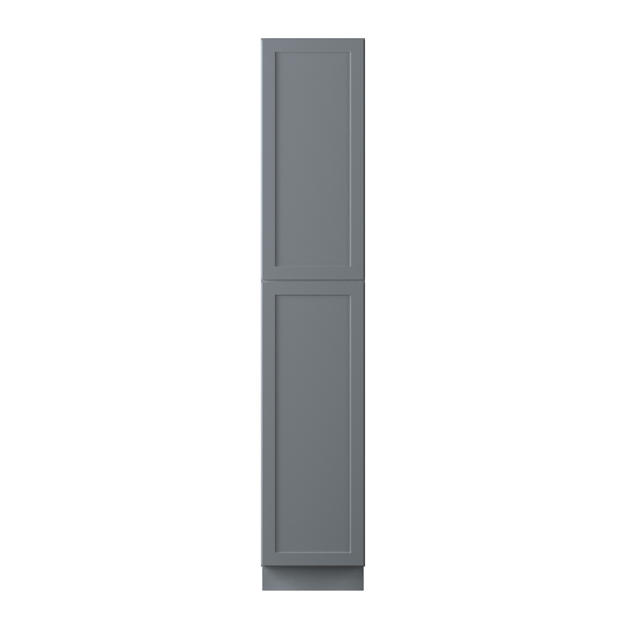 Utility Kitchen Cabinet U1896 Colonial Gray LessCare 18 in. width 96 in. height 24 in. depth