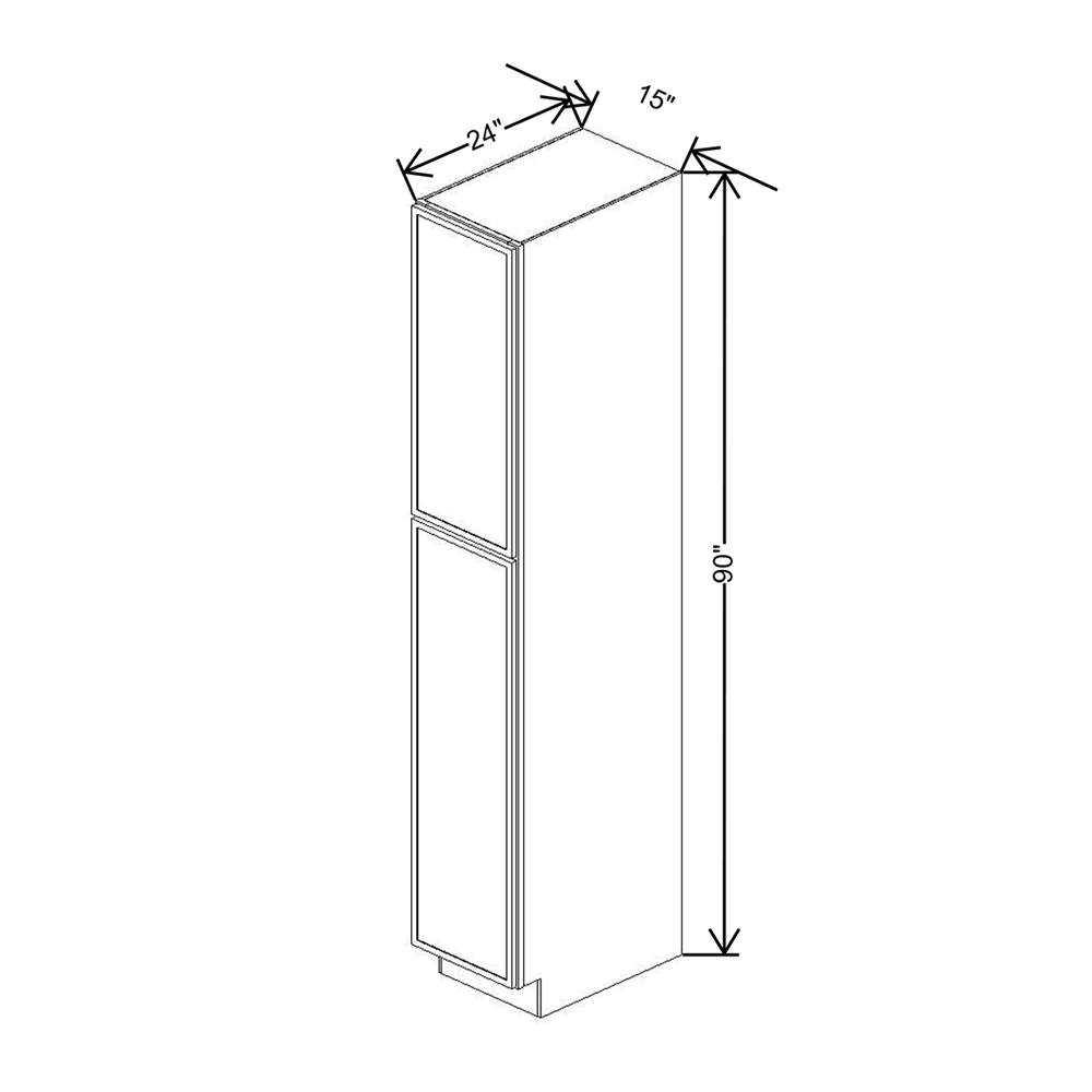 Cubitac Imperial Madison Dusk 15'' Utility Cabinet