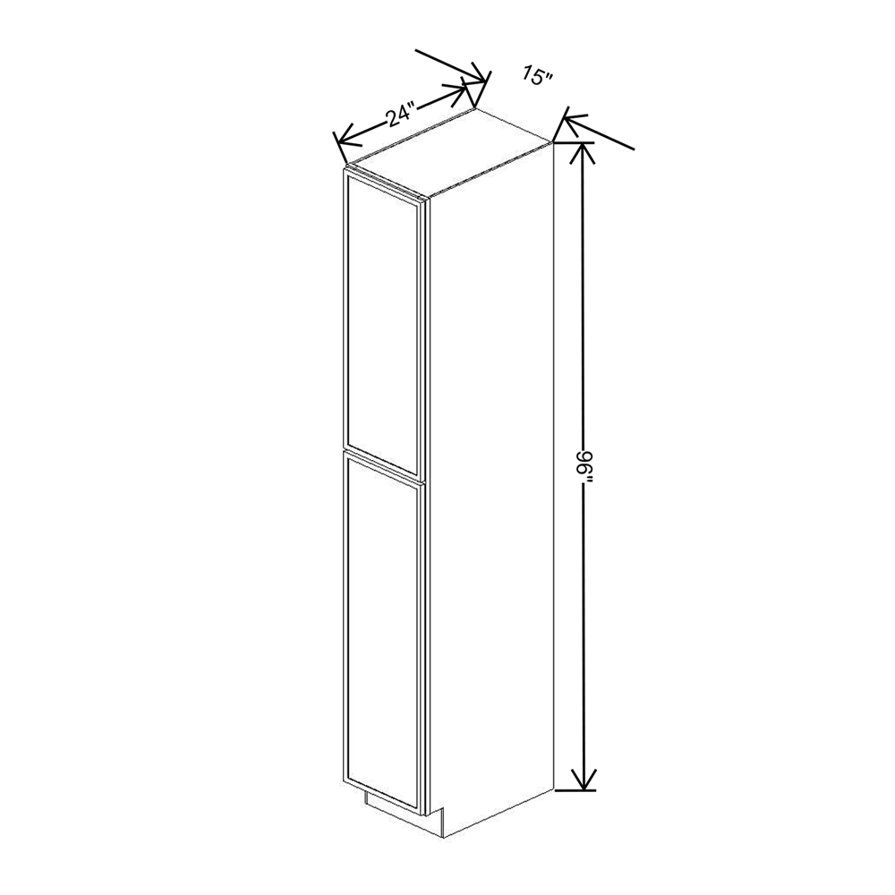 Cubitac Imperial Madison Dusk 15'' Utility Cabinet