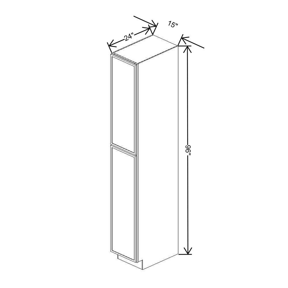 Cubitac Imperial Montclair Lace 15'' Utility Cabinet