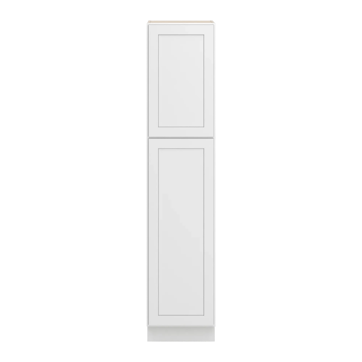 cnc luxor white 18 w x 24 d x 84 h single door utility cabinet