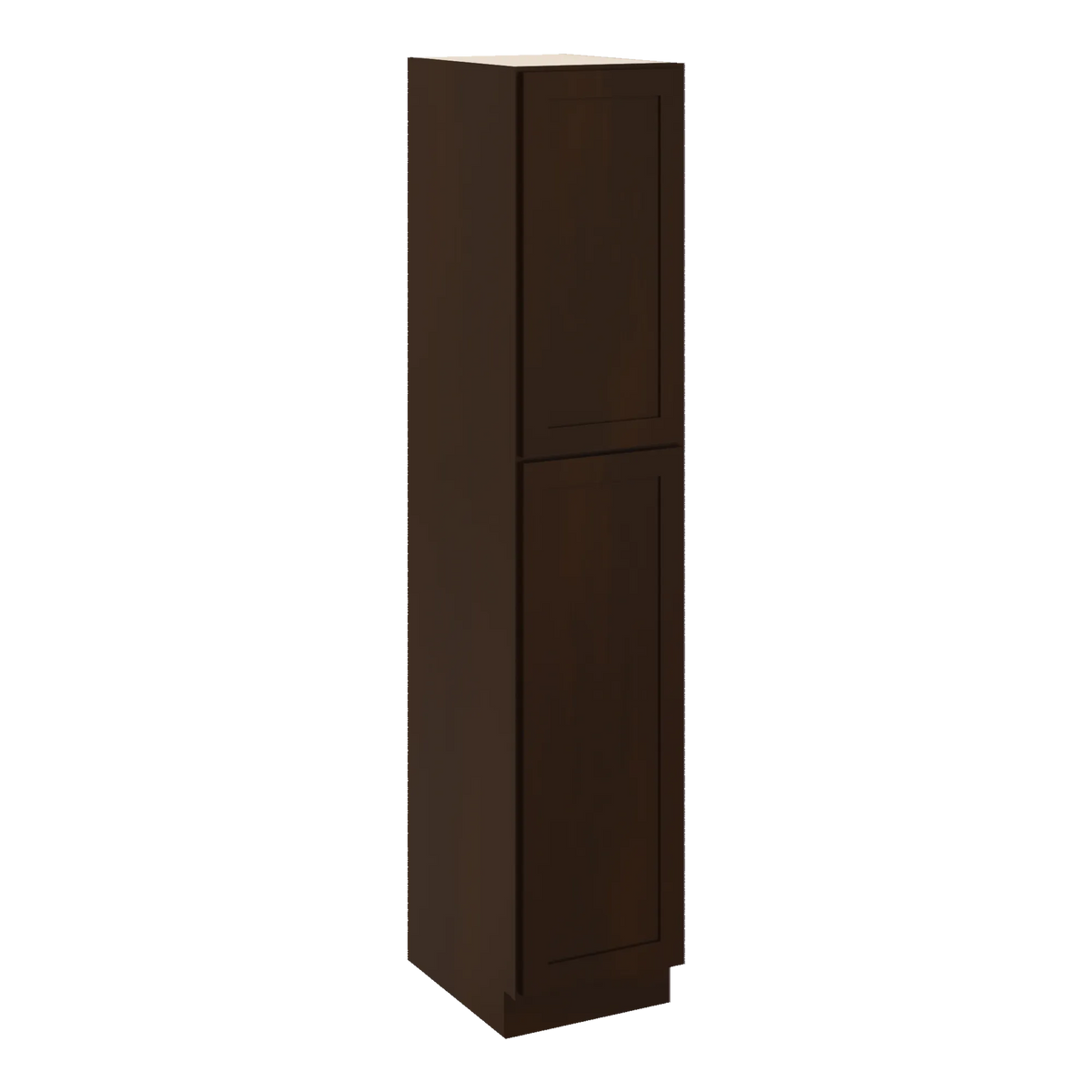 CNC Luxor 5-Piece Espresso 18" W X 24" D X 90" H Single Door Utility Cabinet
