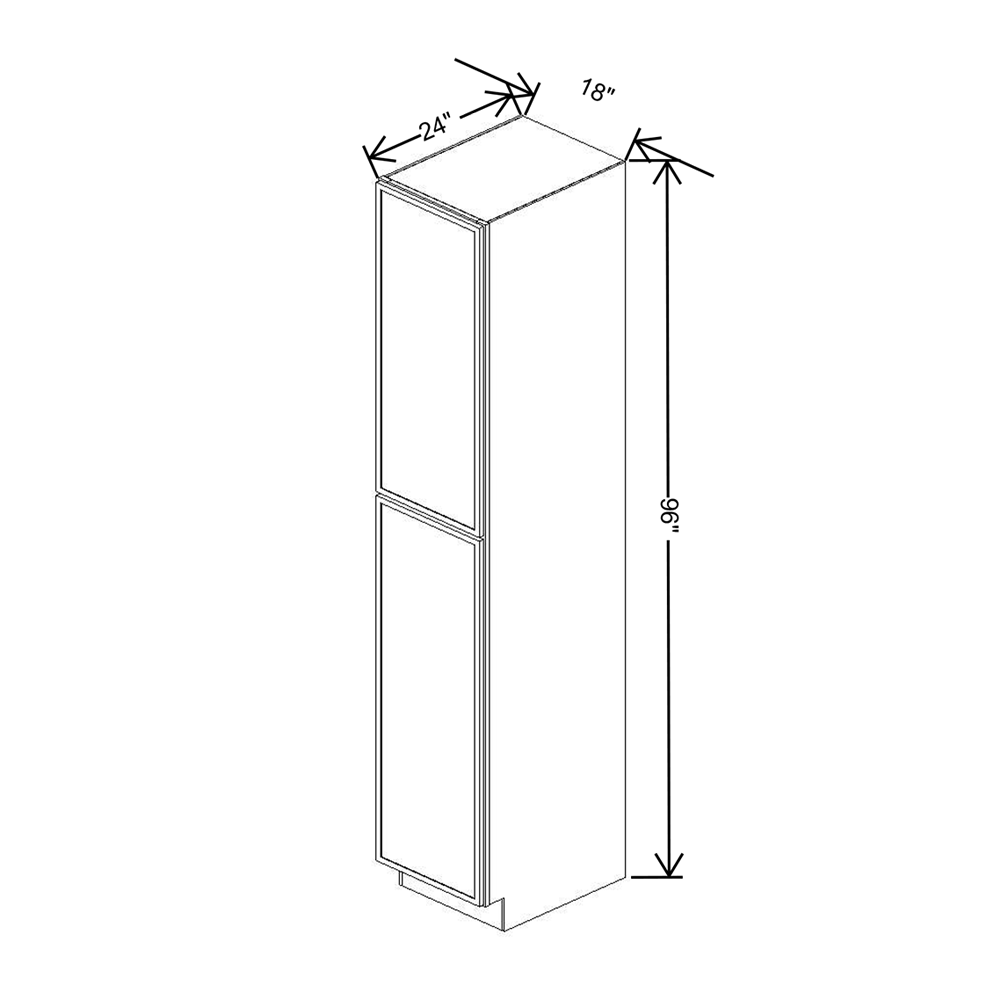 Cubitac Imperial Madison Dusk 18'' Utility Cabinet