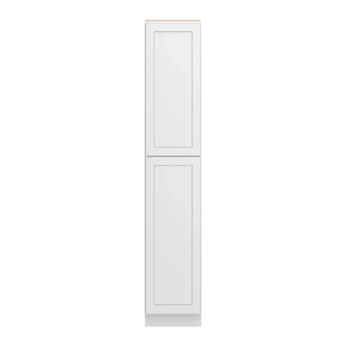 cnc luxor white 18 w x 24 d x 96 h single door utility cabinet