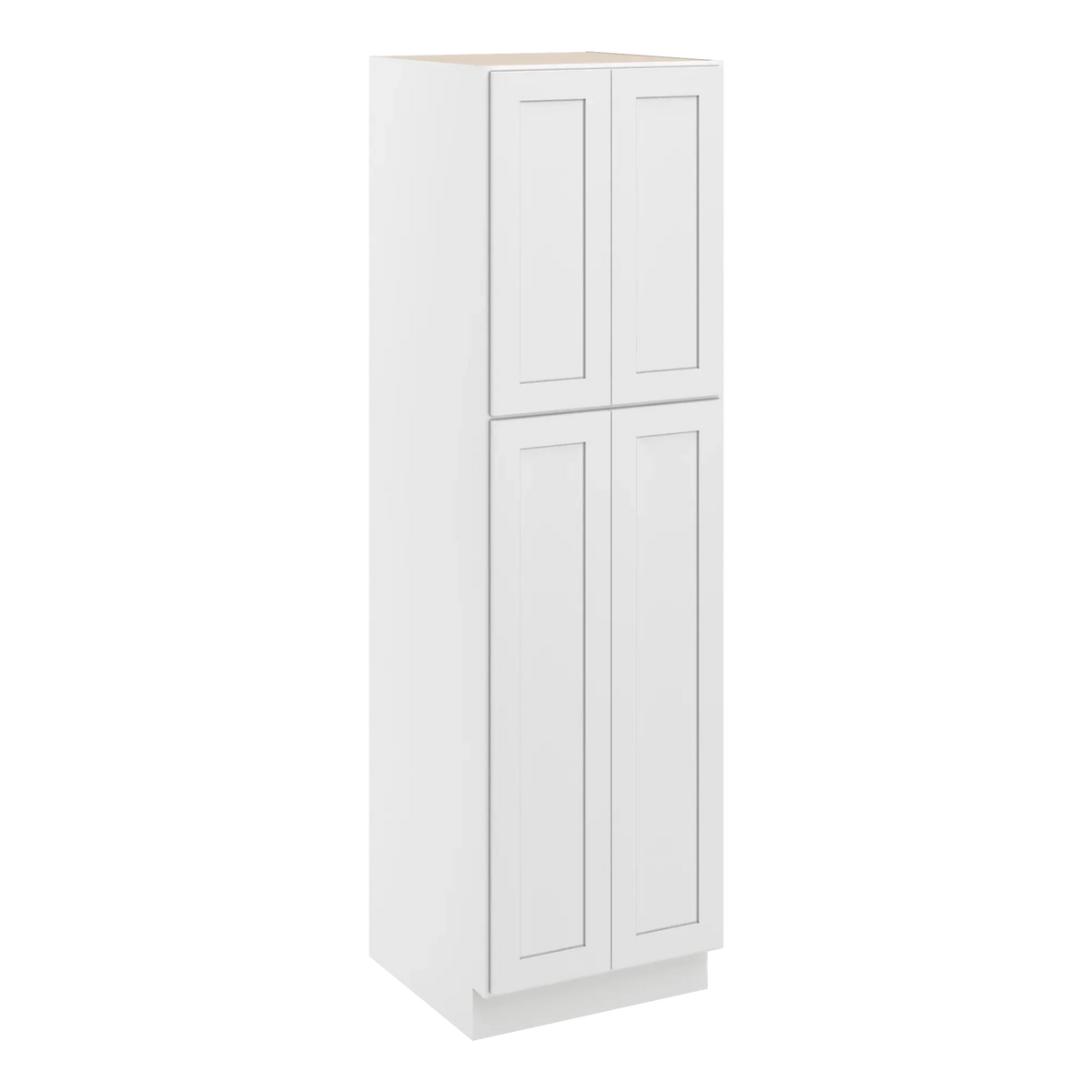 cnc luxor white 24 w x 24 d x 84 h double door utility cabinet