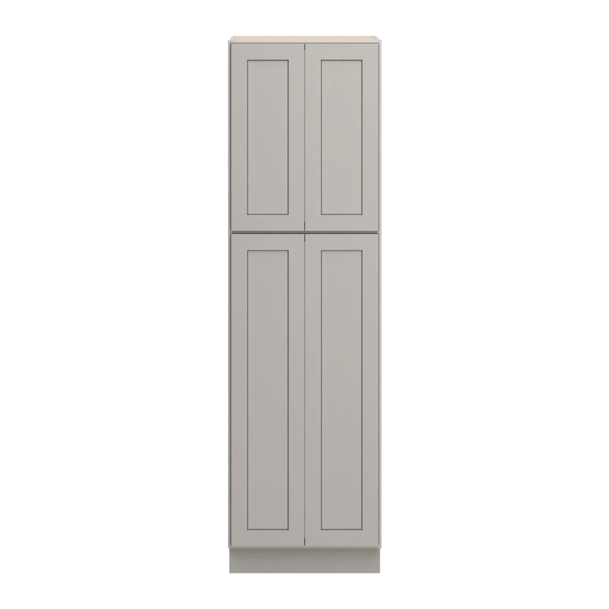 cnc luxor misty grey 24 w x 24 d x 84 h double door utility cabinet