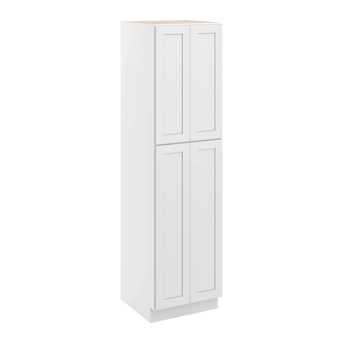 cnc luxor white 24 w x 24 d x 90 h double door utility cabinet