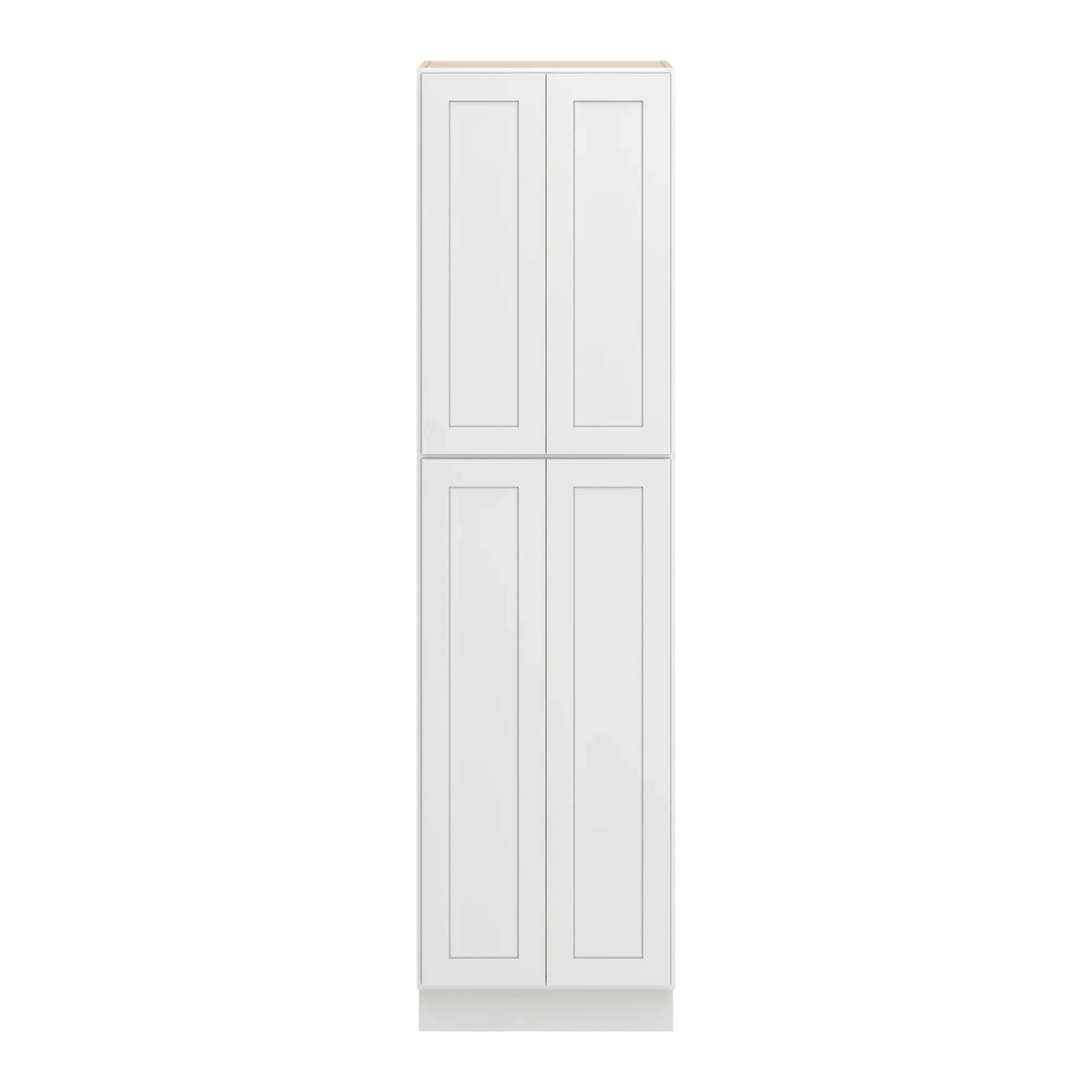 cnc luxor white 24 w x 24 d x 90 h double door utility cabinet