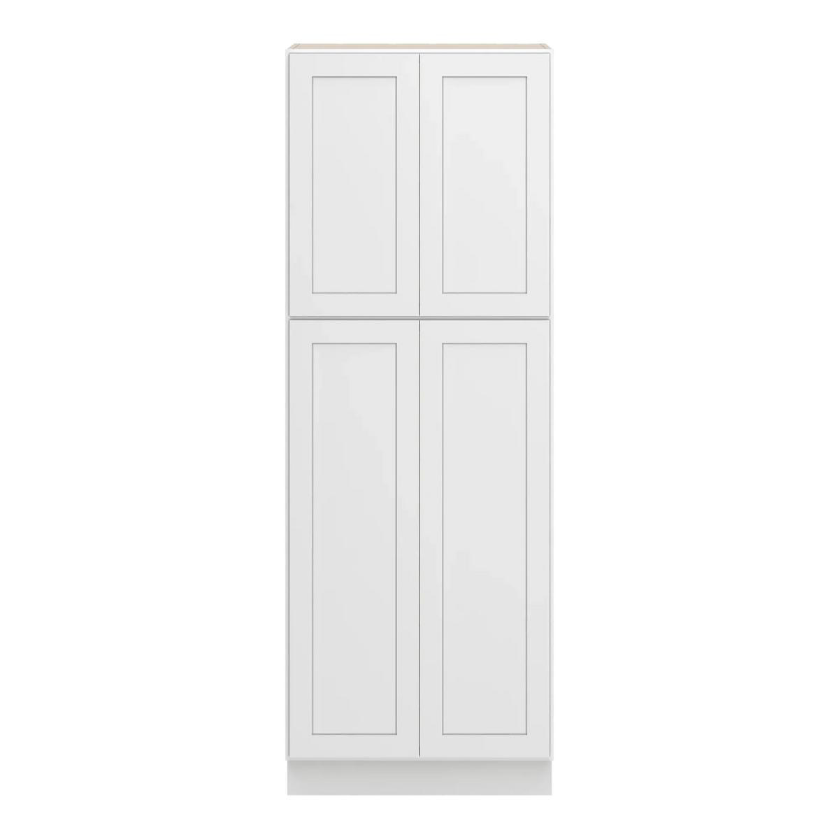 cnc luxor white 30 w x 24 d x 84 h double door utility cabinet