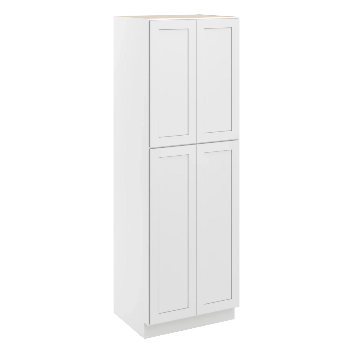 cnc luxor white 30 w x 24 d x 90 h double door utility cabinet