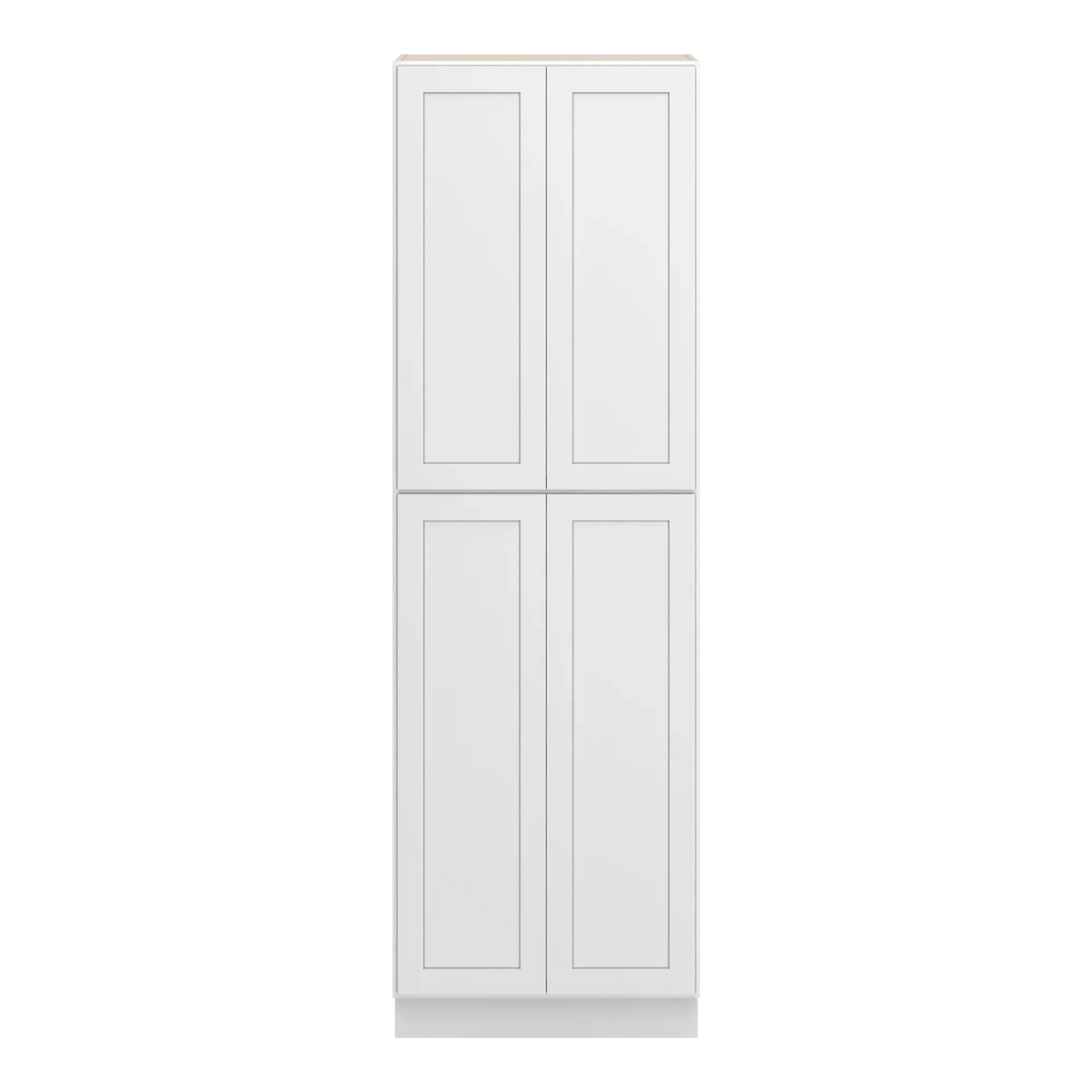 cnc luxor white 30 w x 24 d x 96 h double door utility cabinet