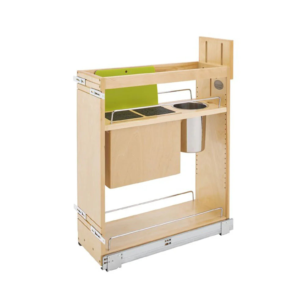 Fabuwood Allure Fusion Timber 12" W Utensil and Knife Block Pullout for B12FD