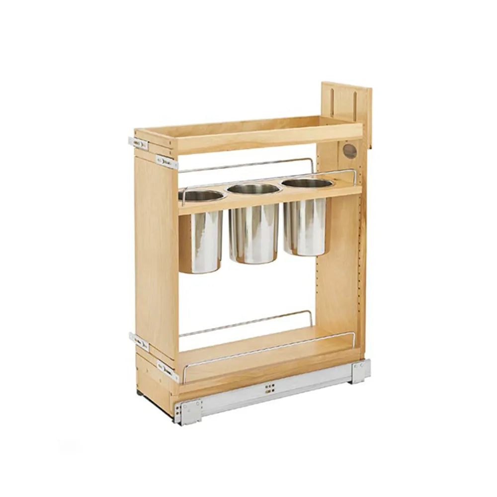 Fabuwood Allure Luna Timber 12" W Base Utensil Pull Out w/Blum Slides