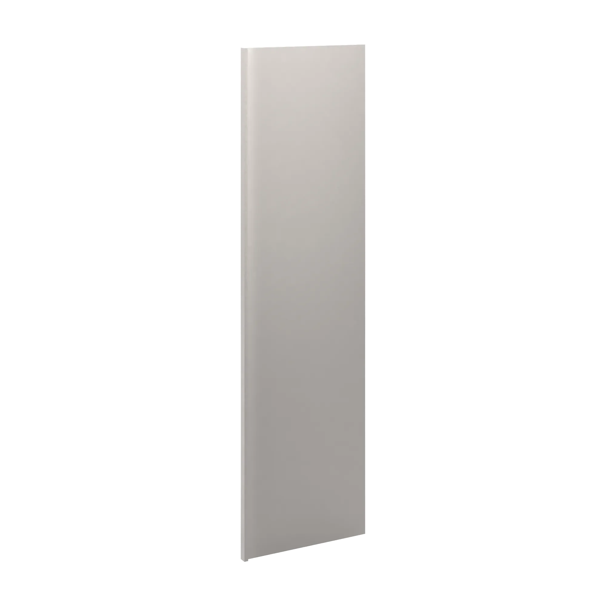 cnc luxor 5 piece misty grey 1 5 w x 96 h x 27 d refrigerator end panel