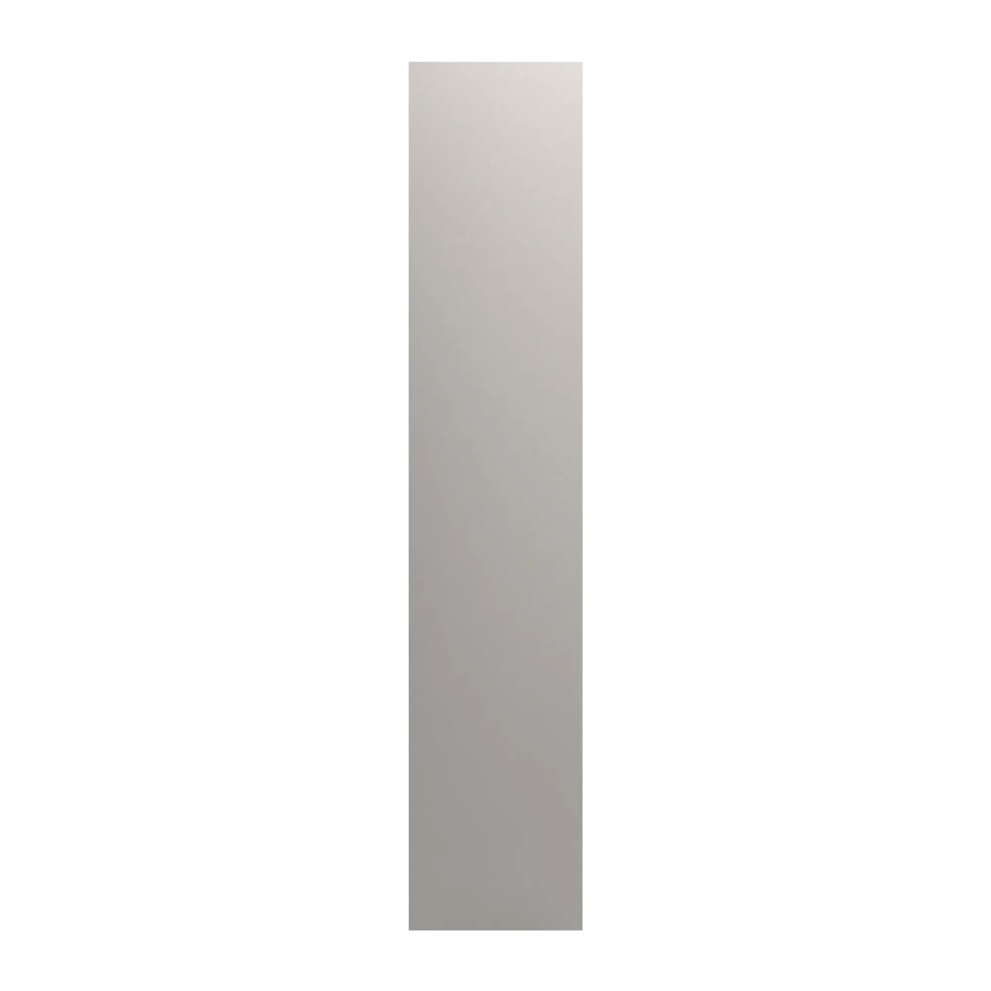 cnc luxor 5 piece misty grey 3 4 w x 120 h x 24 d refrigerator end panel