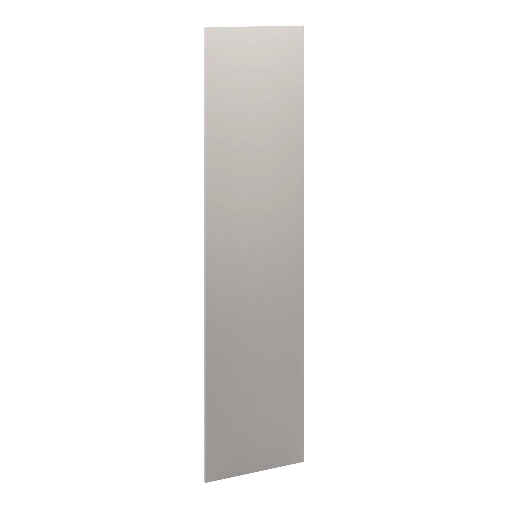 cnc luxor 5 piece misty grey 3 4 w x 120 h x 30 d refrigerator end panel