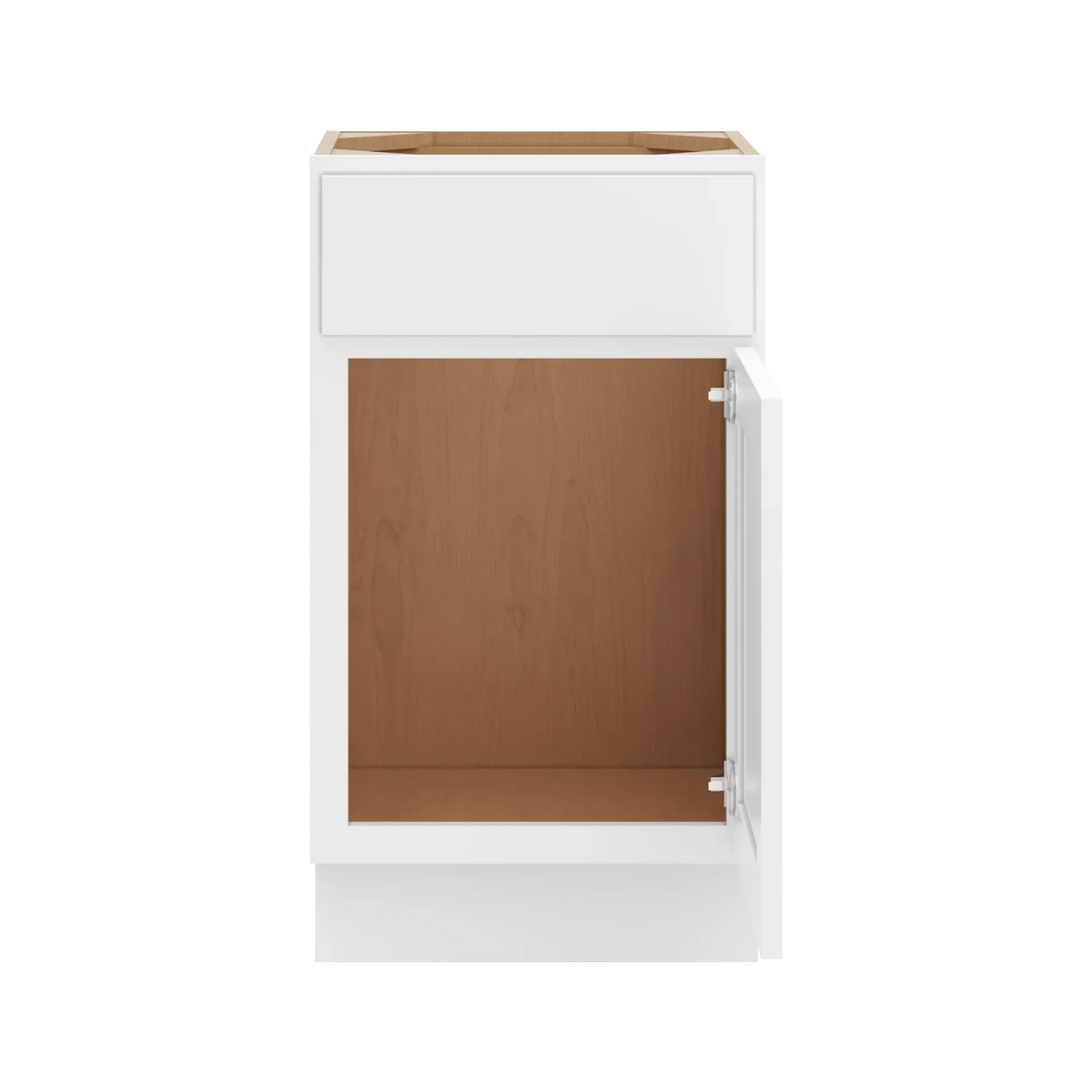 cnc luxor white 18 w single door vanity sink base cabinet