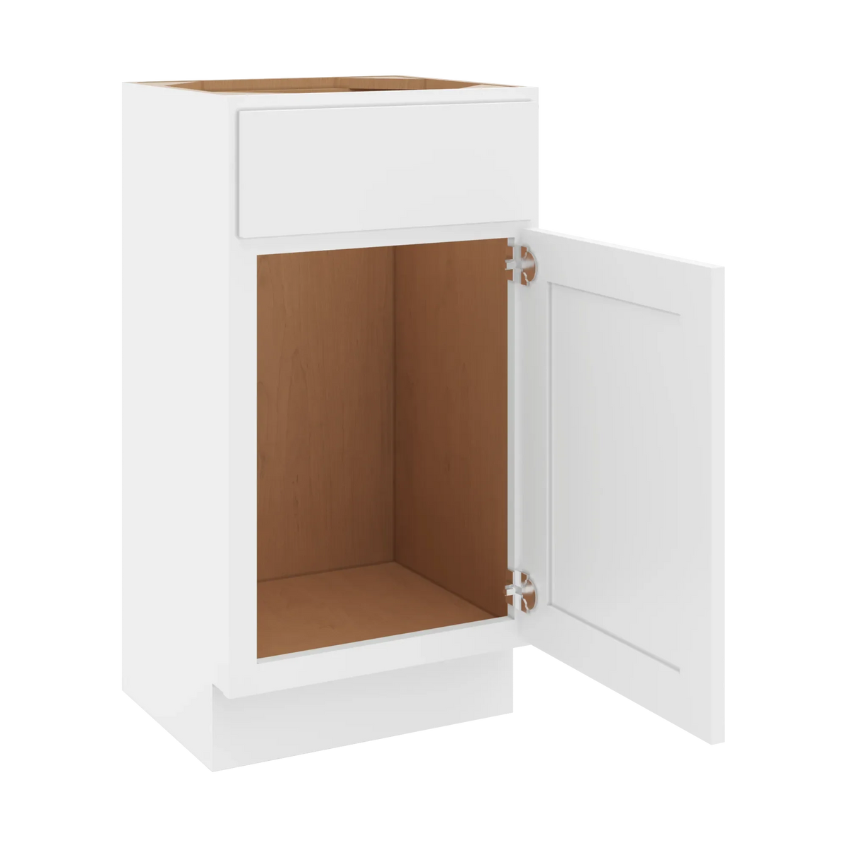 cnc luxor white 18 w x 34 1 2 h single door vanity sink base cabinet