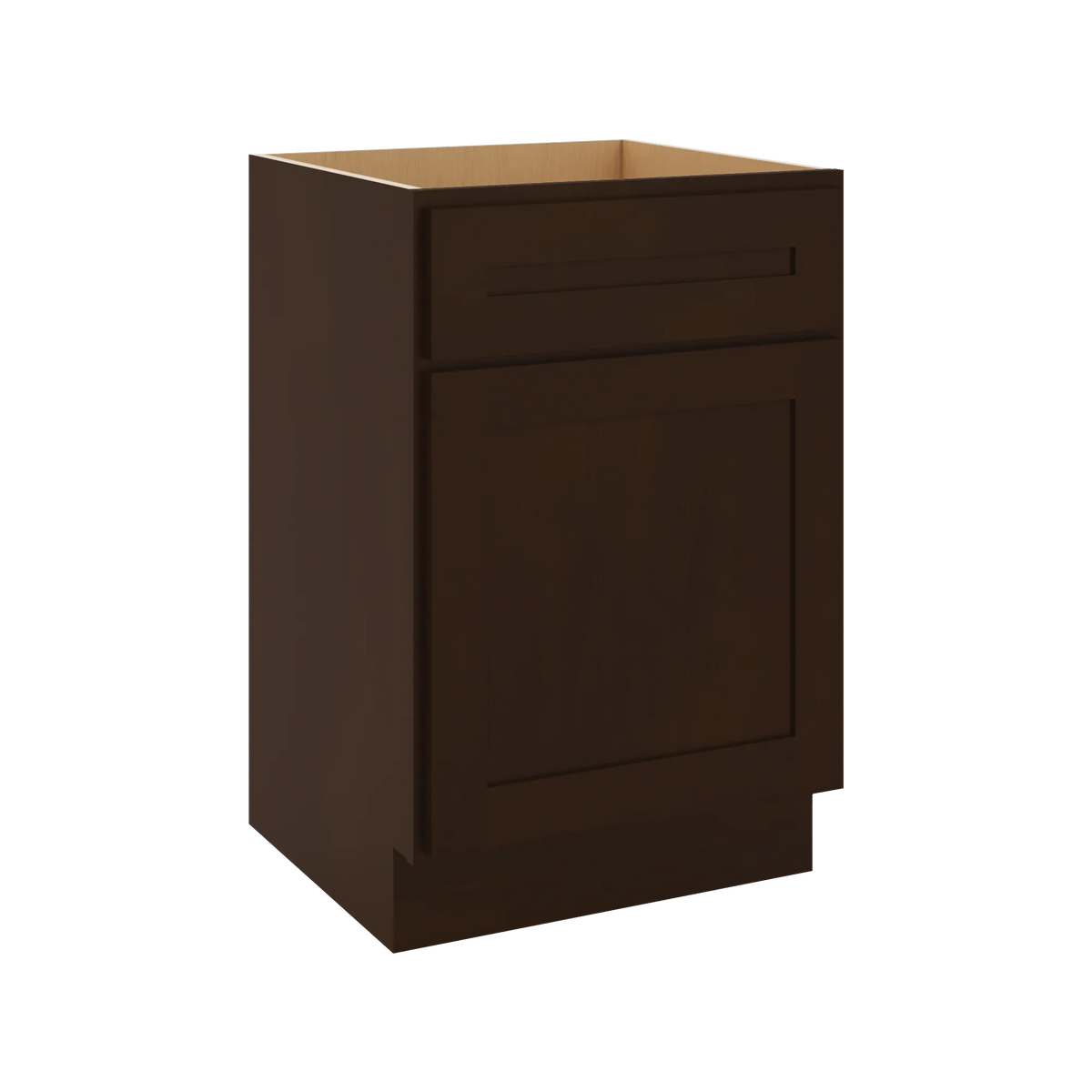 CNC Luxor 5-Piece Espresso 21" W Double Door Vanity Sink Base Cabinet