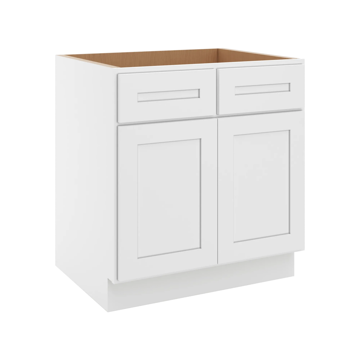 CNC Luxor 5-Piece White 30" W Removable Vanity Base Cabinet