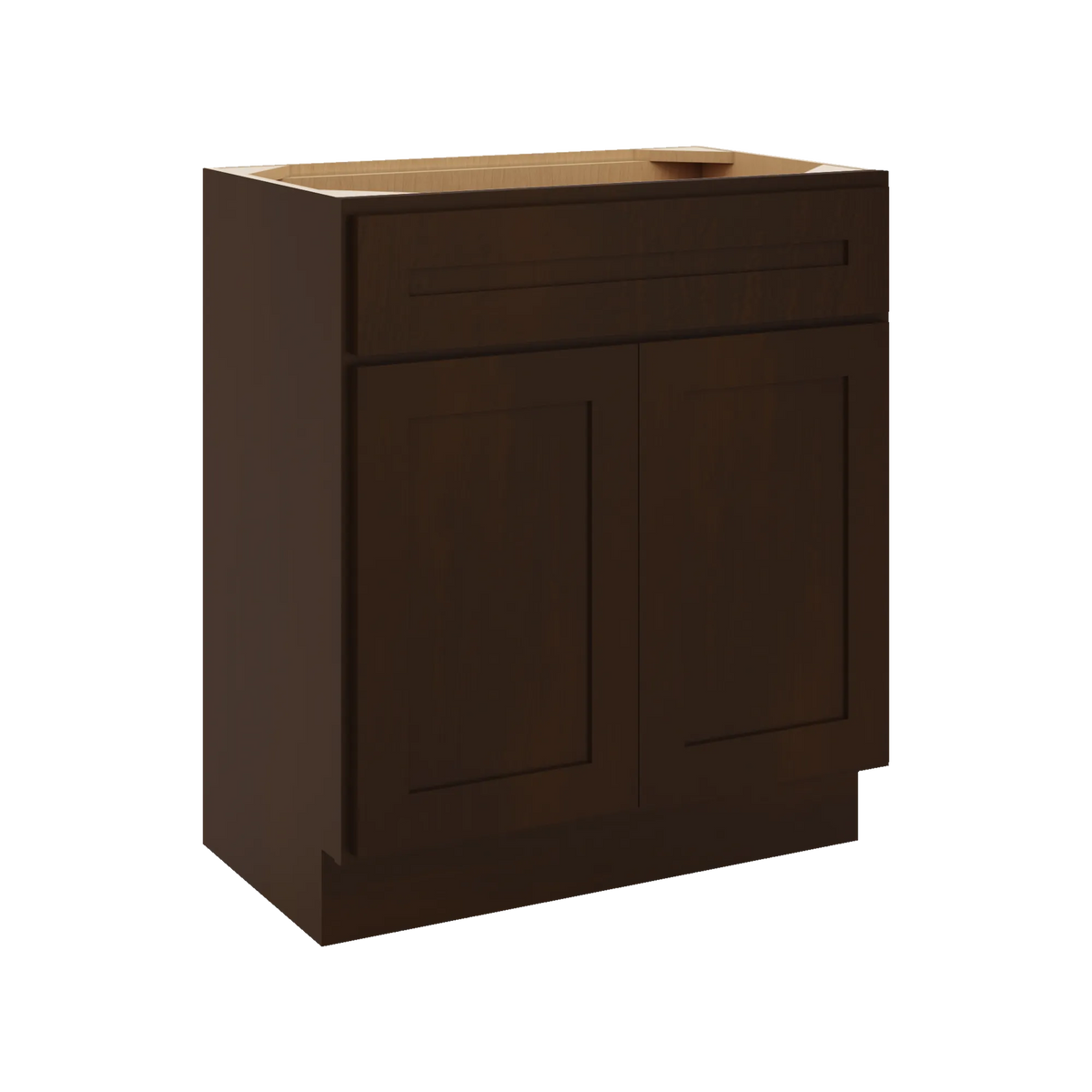 CNC Luxor 5-Piece Espresso 30" W X 34 1/2" H X 18" D Double Door Vanity Sink Base Cabinet